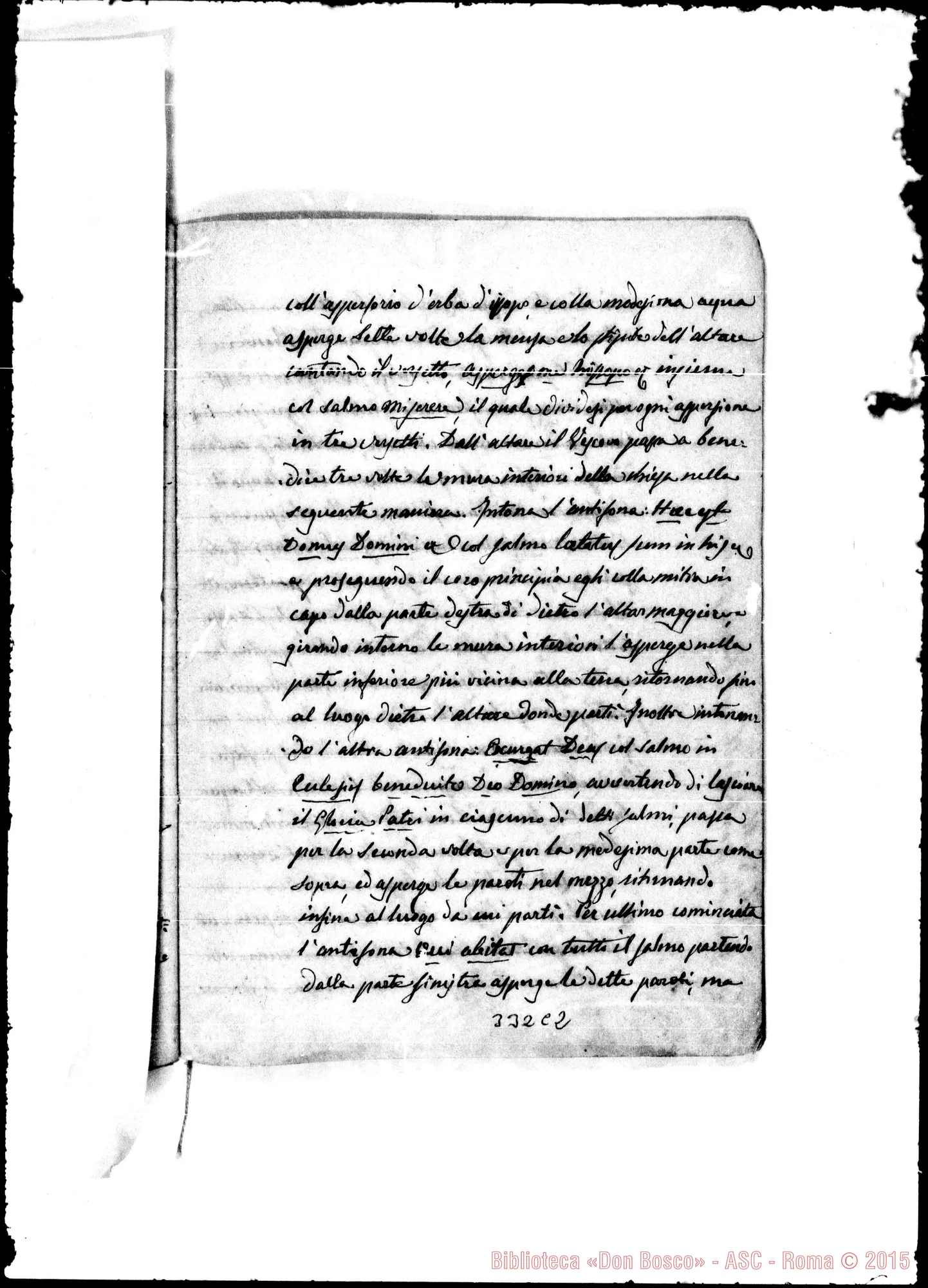 Fotogramma C 2 — Divozione E progetto di una chiesa… Ms. Bosco