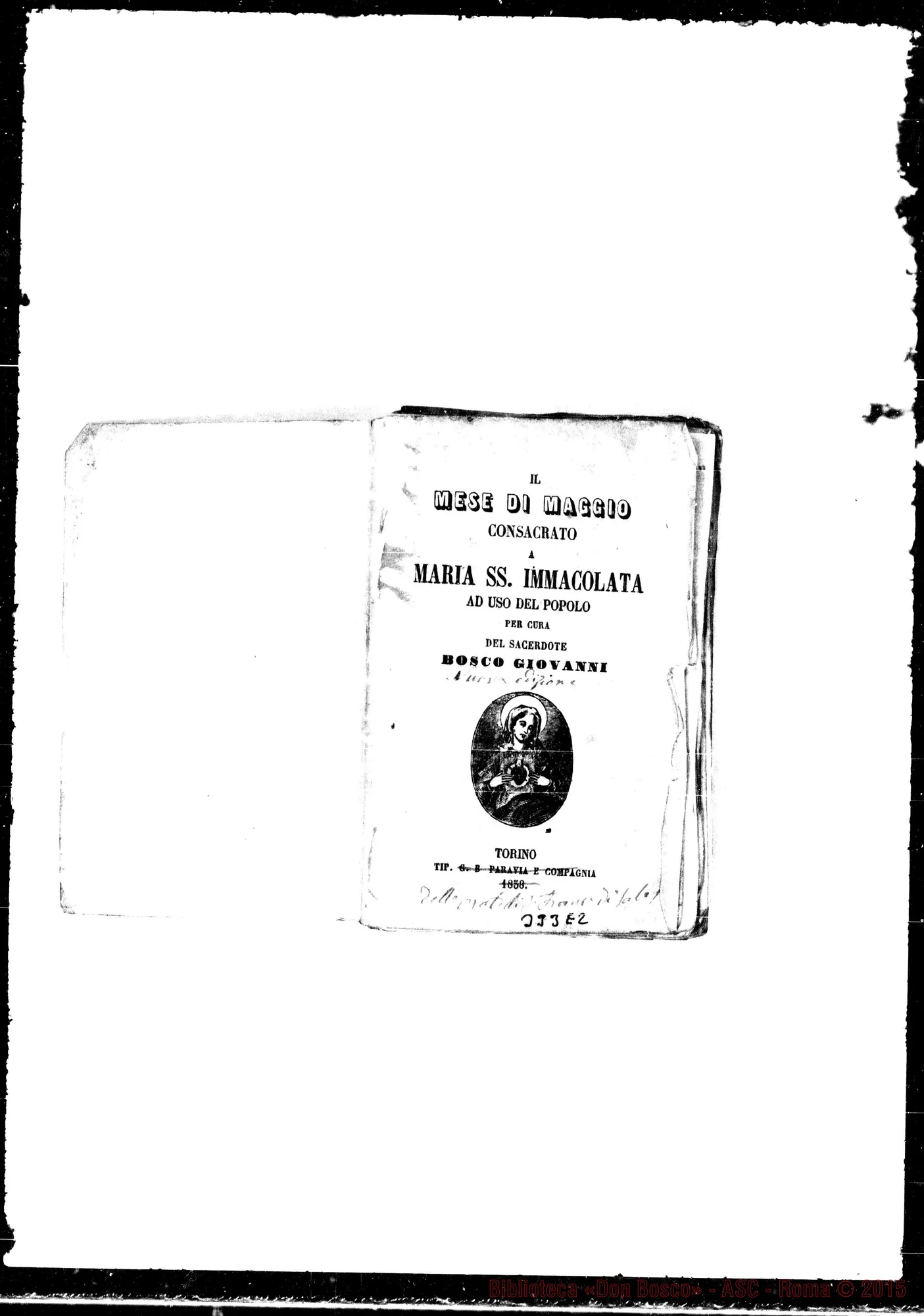 Fotogramma E 2 — Bozze per la seconda ed. Stampato con correzioni E aggiunte Bosco