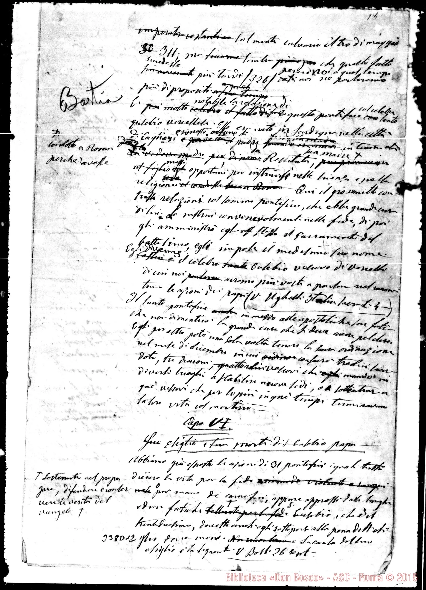 Fotogramma D 12 — San Eusebio e San Melchiade. Ms. in gran parte di D. Bosco
