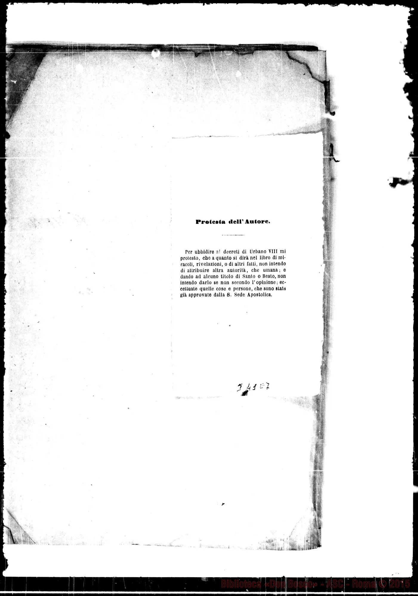 Fotogramma E 7 — Altro ms. con alcune correzioni Bosco
