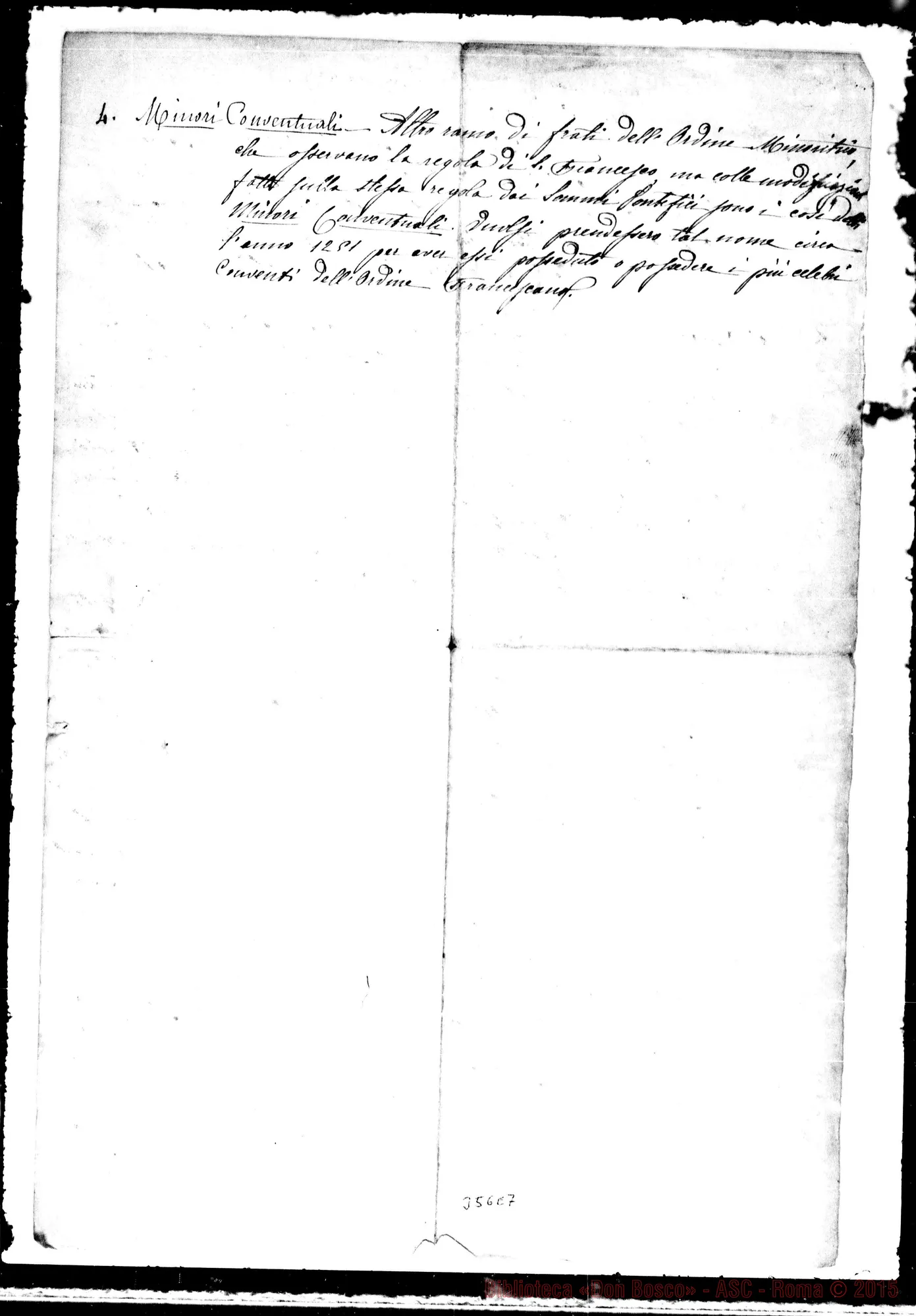 Fotogramma E 7 — Appunti E supplementi autografi Bosco