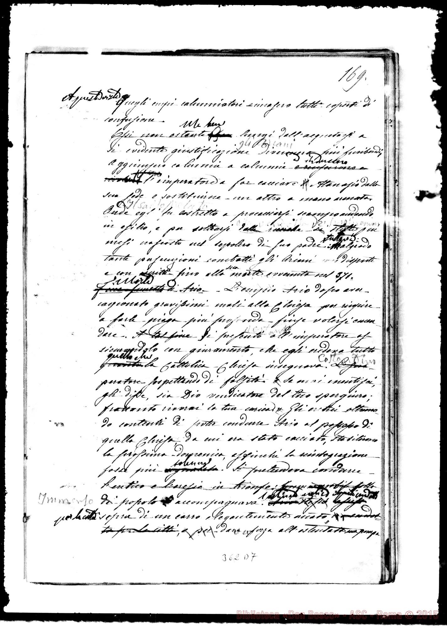 Fotogramma D 7 — Epoca Seconda. Ms. con alcuna correzione Bosco