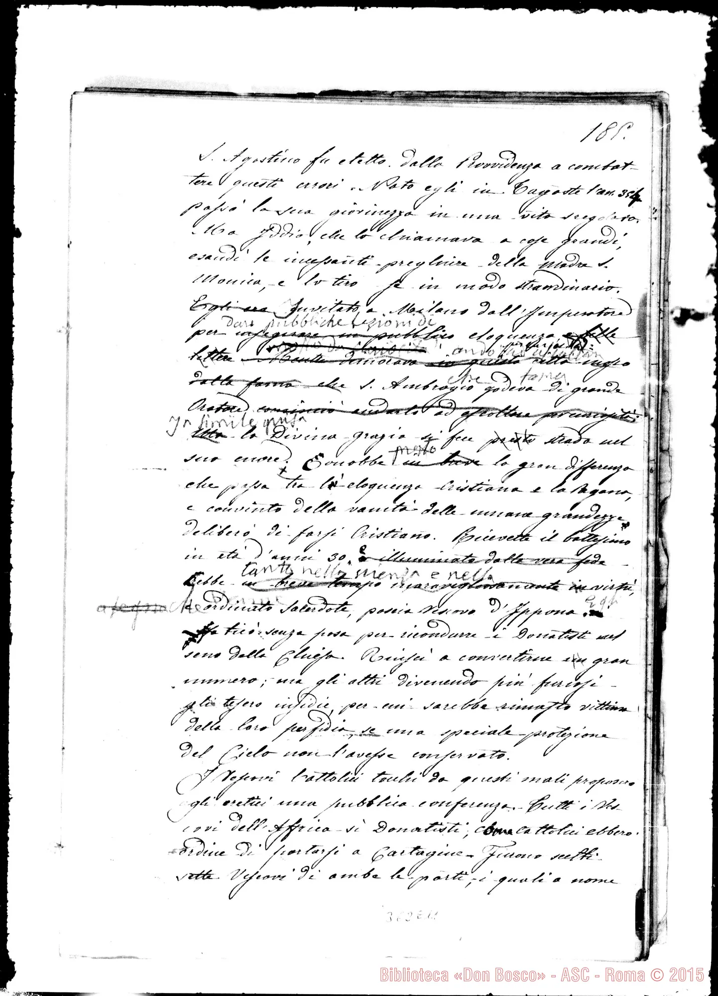 Fotogramma E 11 — Epoca Seconda. Ms. con alcuna correzione Bosco