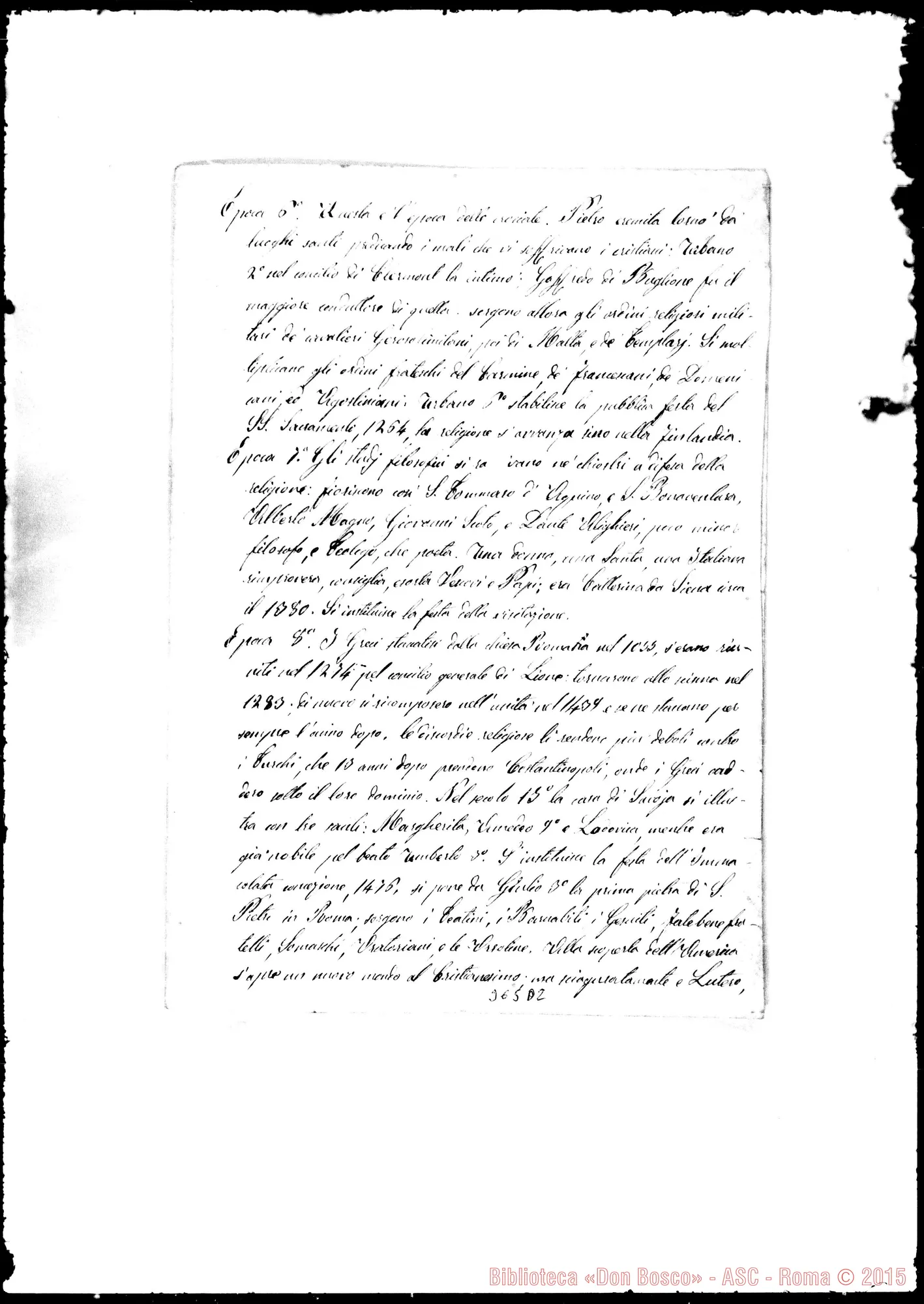 Fotogramma D 2 — Fasti cronologici. Ms.