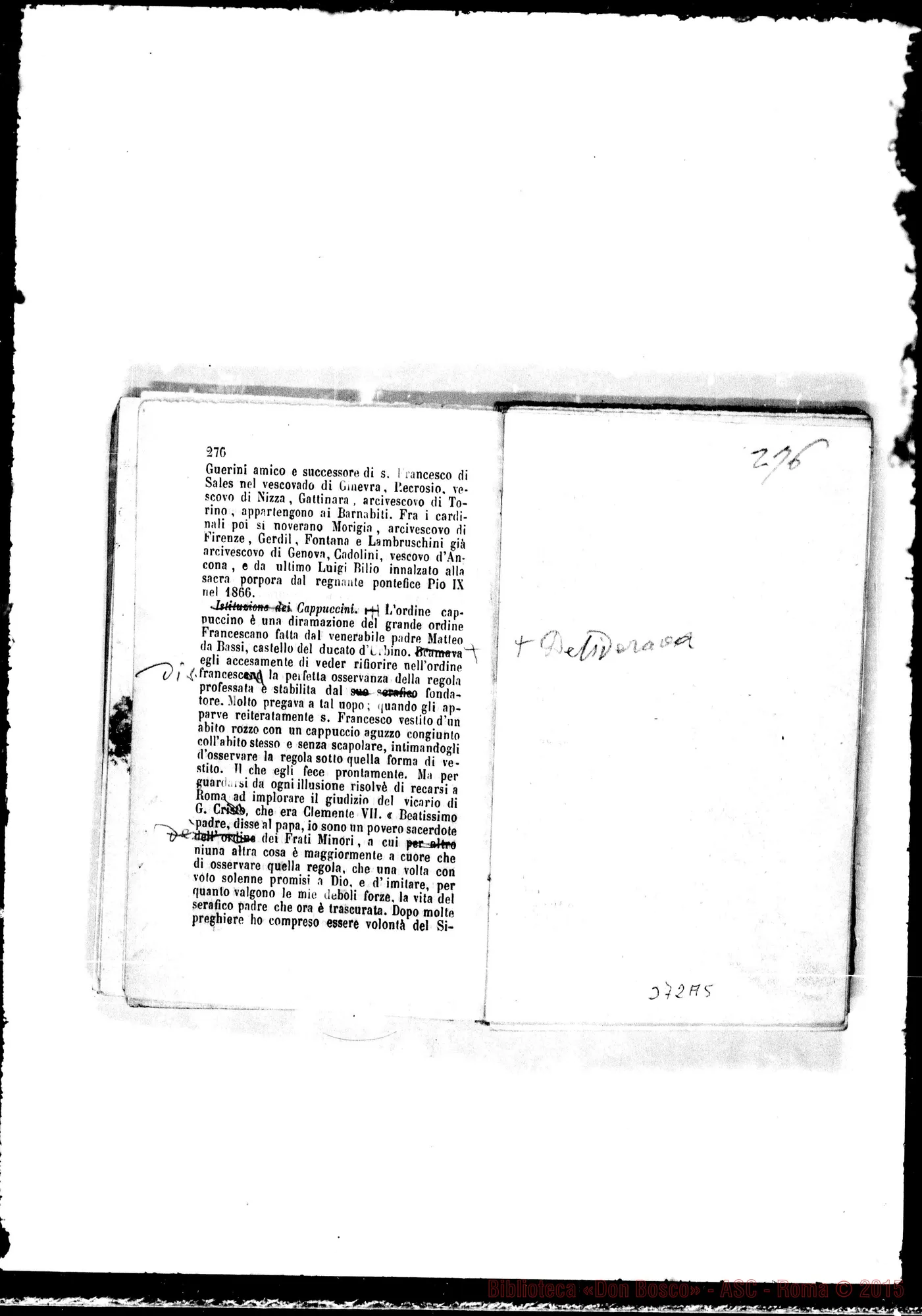 Fotogramma A 5 — Bozze per altra ed. Stampato con correz. E aggiunte Bosco