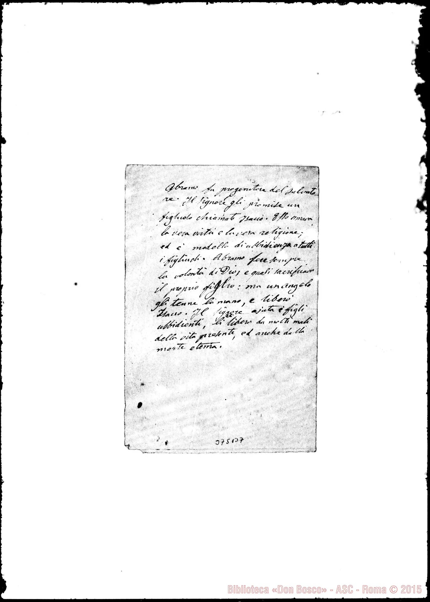 Fotogramma B 7 — Lavoro per li premi (sic)…