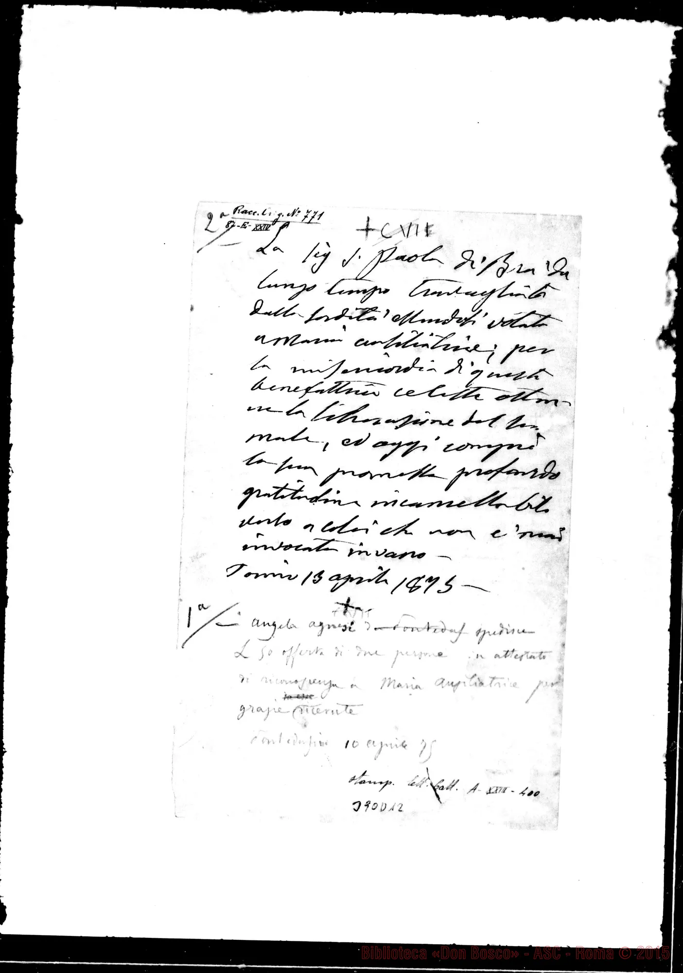 Fotogramma D 12 — Pasla di Bra