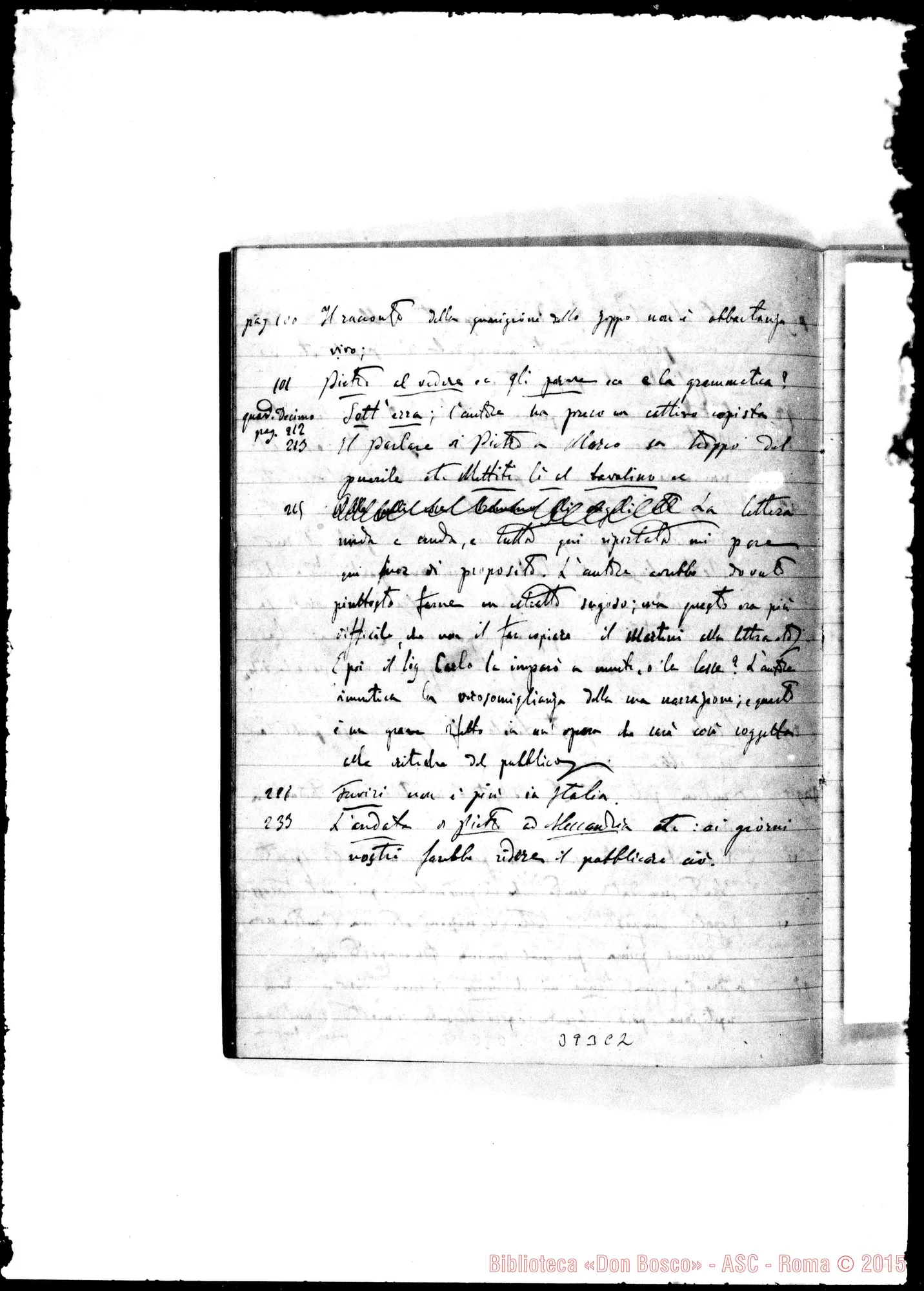 Fotogramma C 2 — Osservazioni E giudizi… Ms.