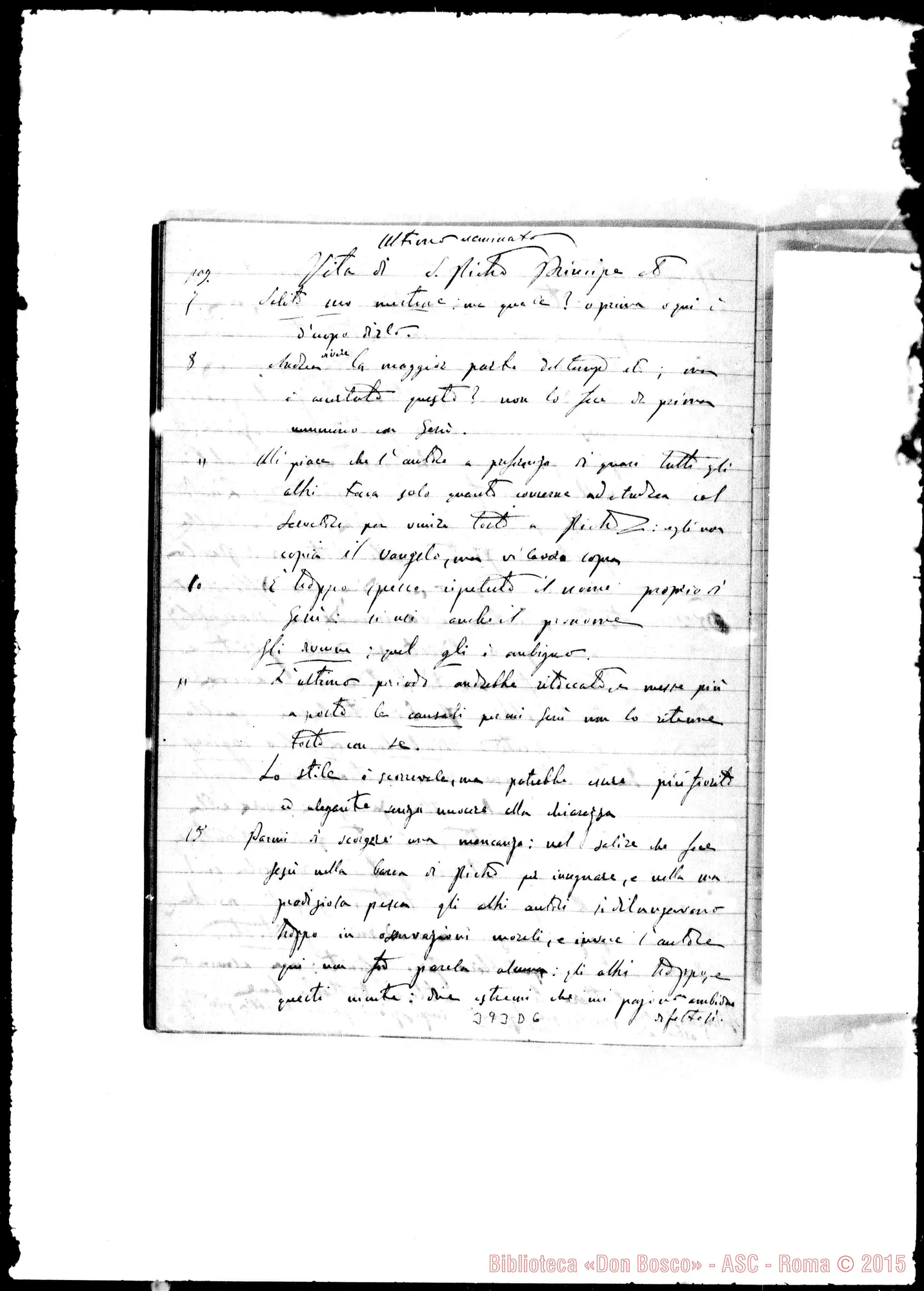 Fotogramma D 6 — Osservazioni E giudizi… Ms.