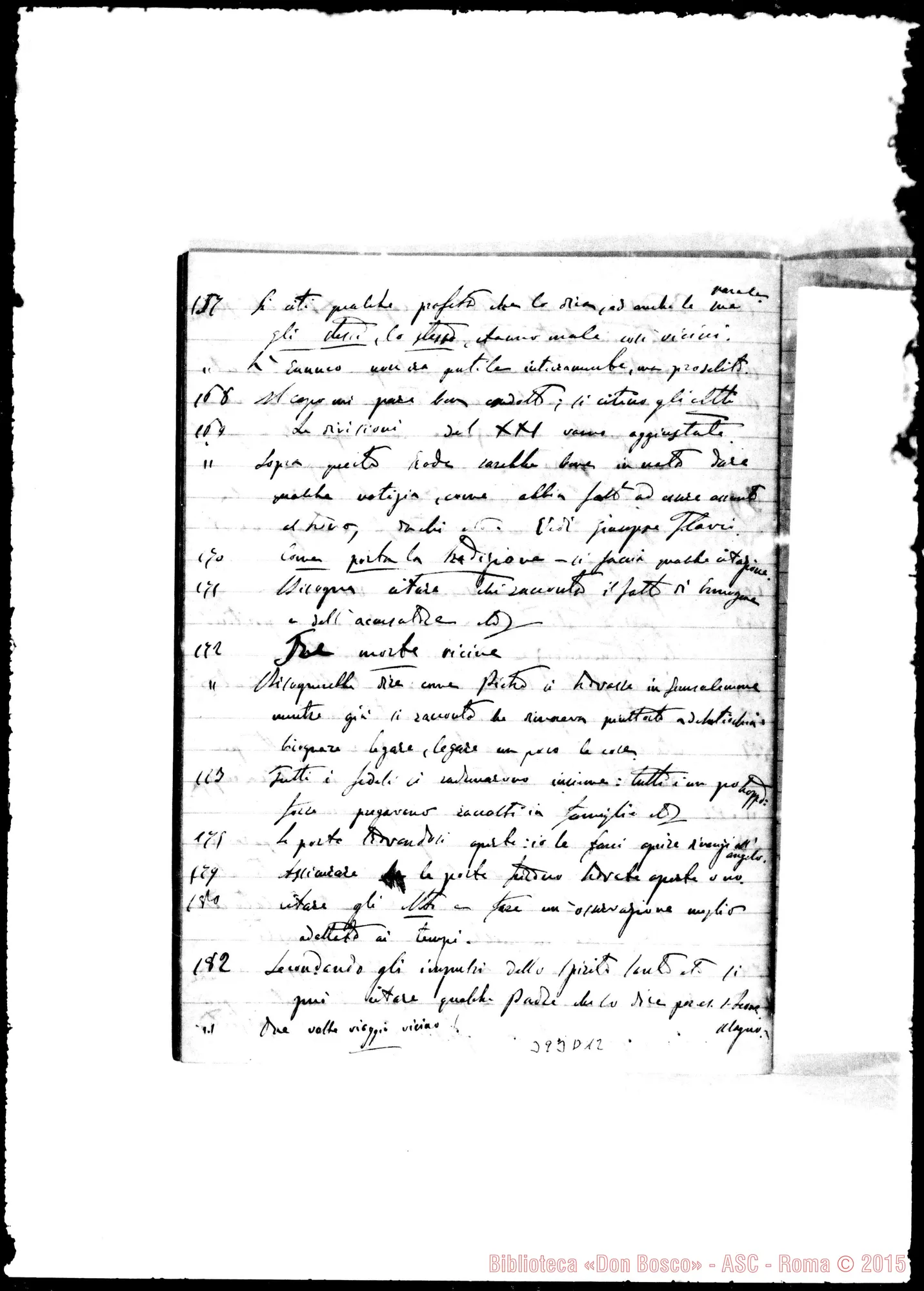 Fotogramma D 12 — Osservazioni E giudizi… Ms.