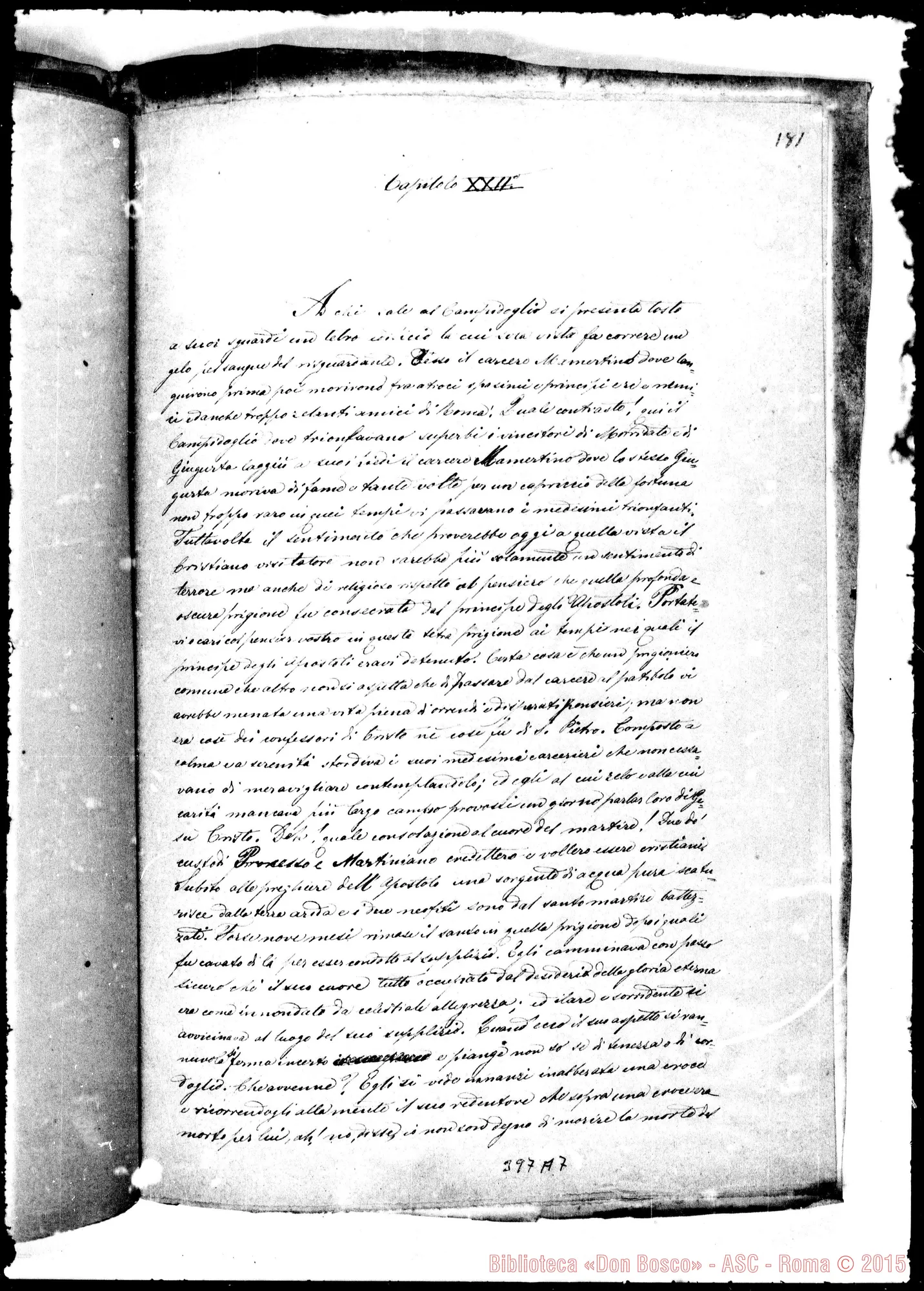 Fotogramma A 7 — «Ego rogavi prò te, Petre, ut non deficiat fides tua…»