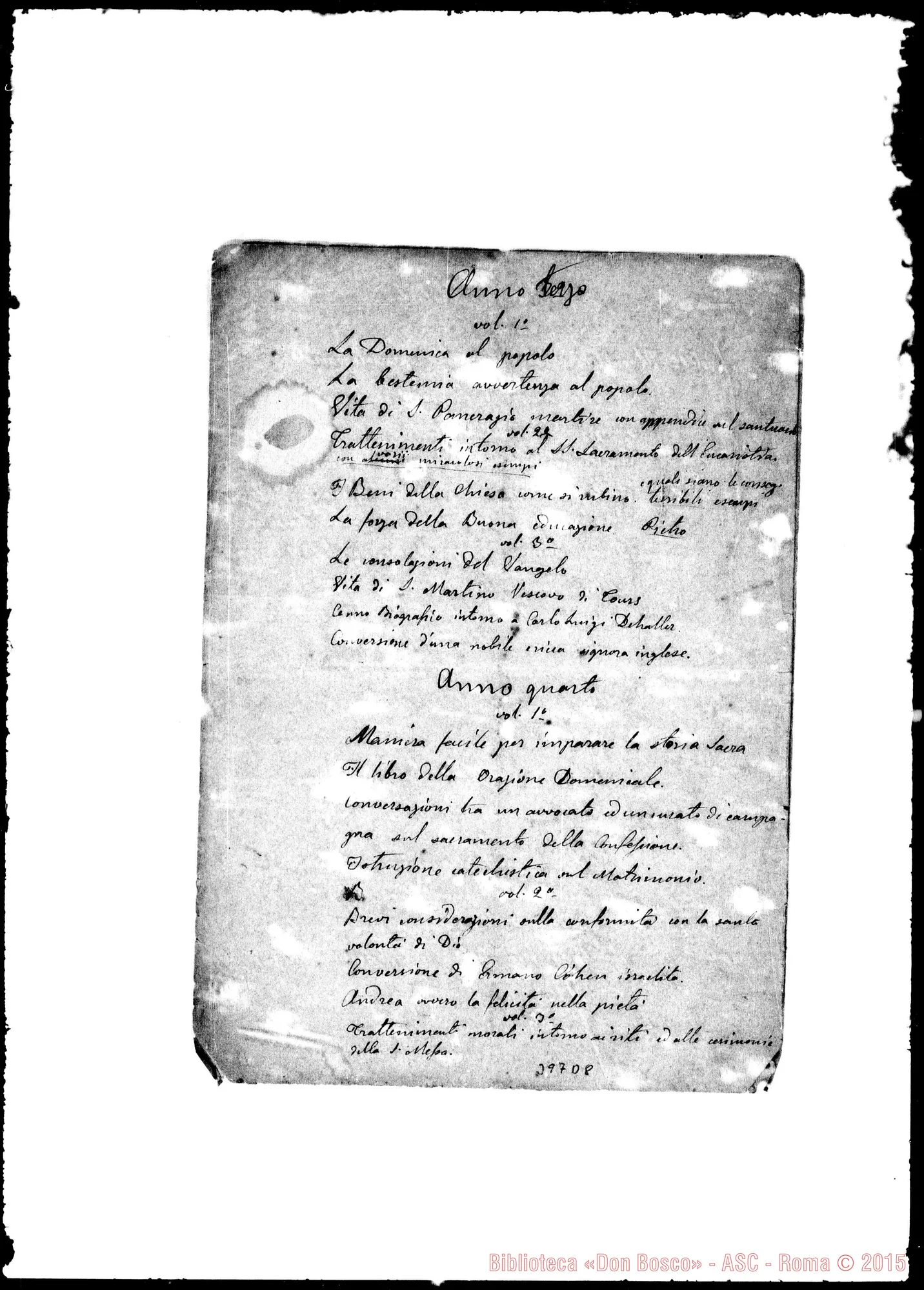 Fotogramma D 8 — Diverse note