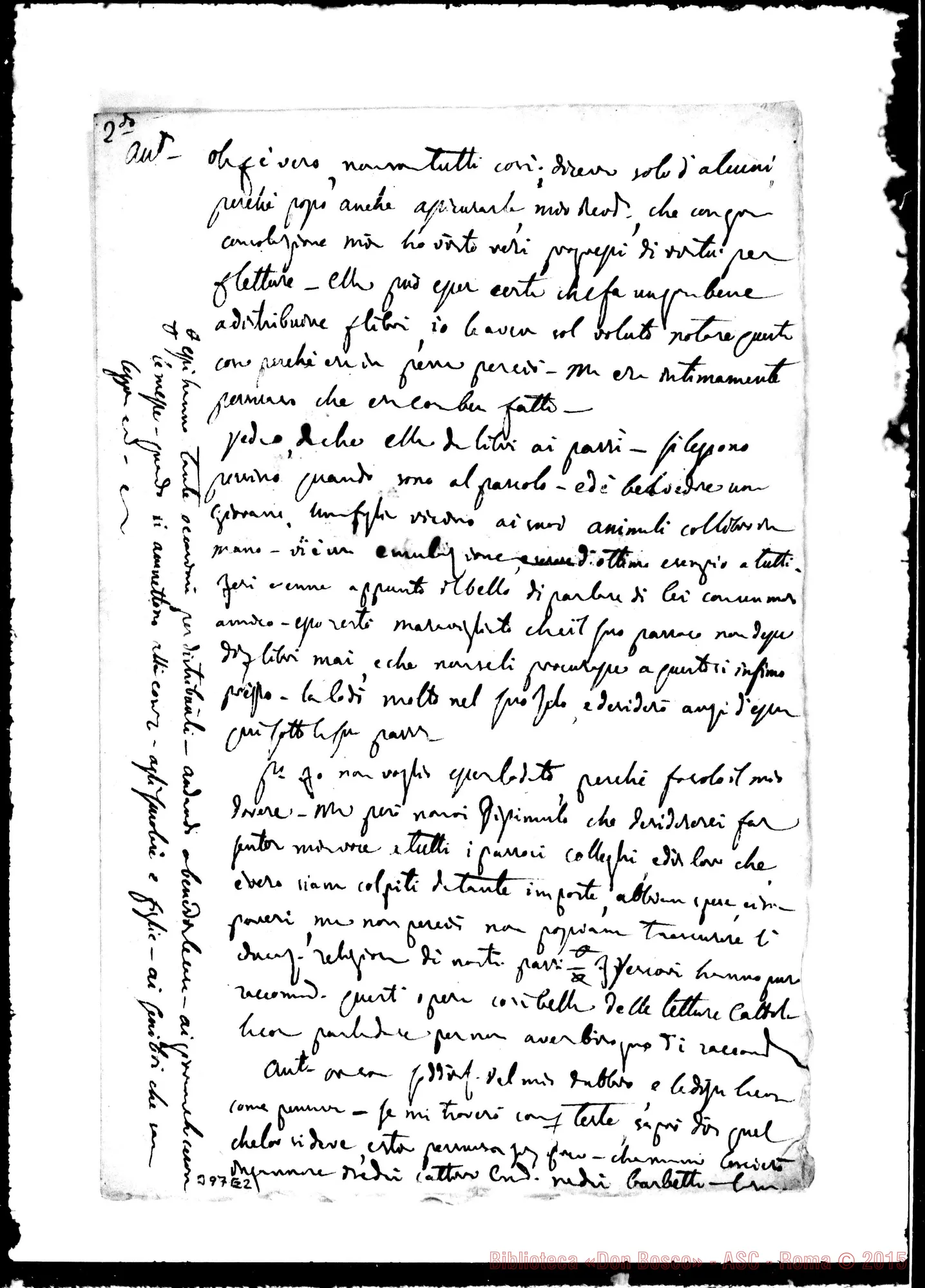 Fotogramma E 2 — Dialogo tra un parroco ed un suo parrocchiano sulle L. Cat. Ms.