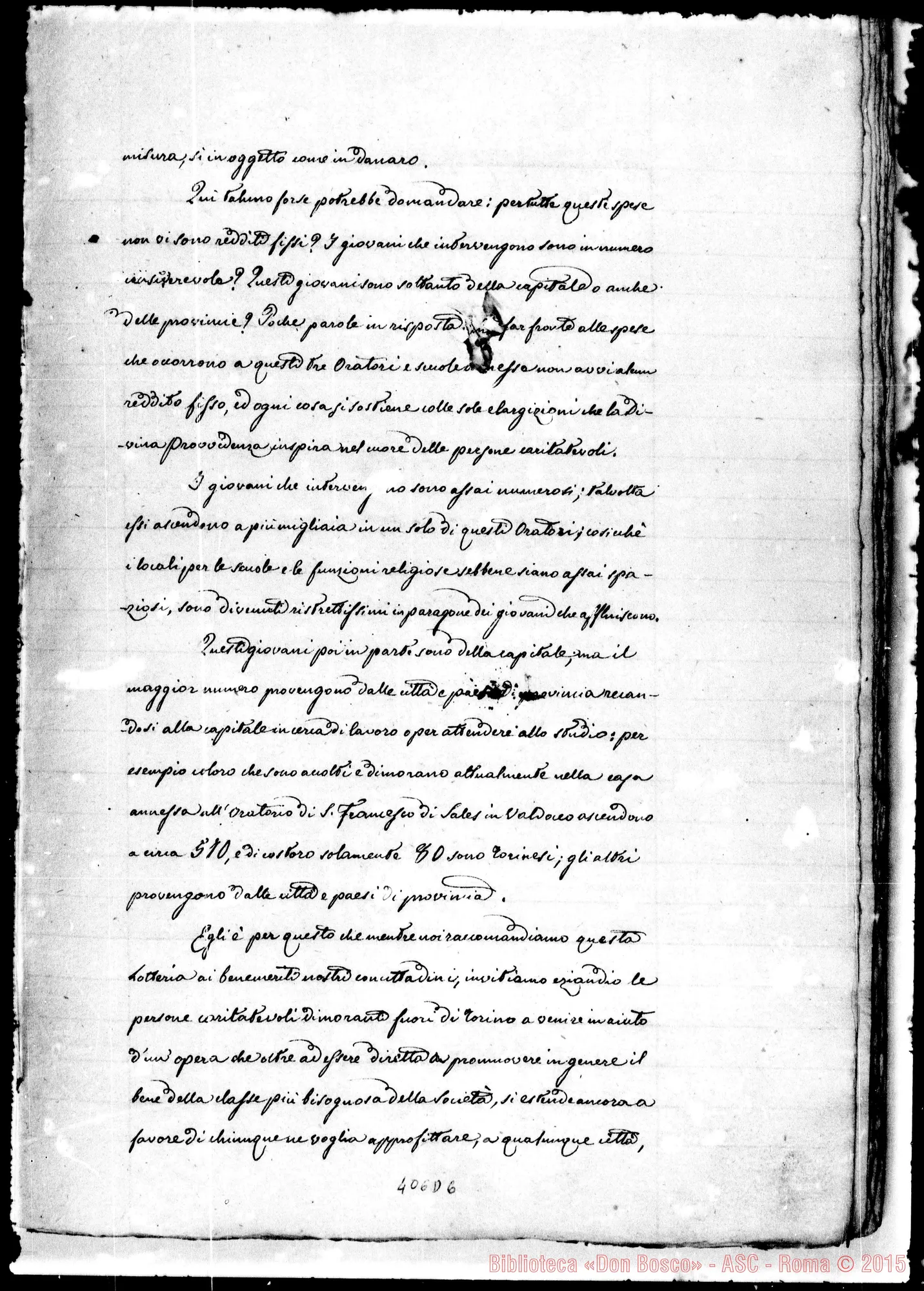Fotogramma D 6 — Bosco-Ili.mo Sig. Prefetto: Membri- Programma- Regolamento- Elenco…