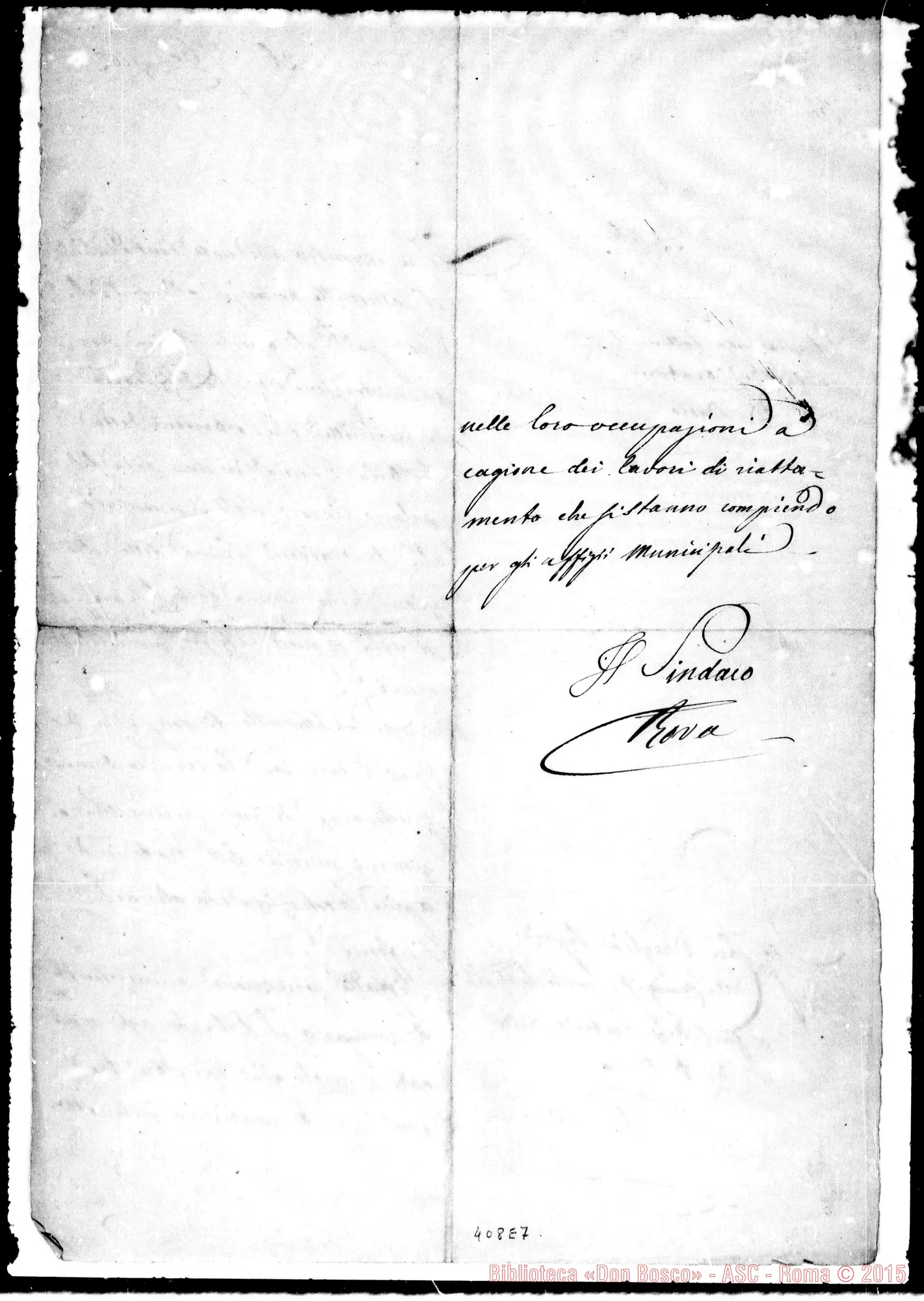 Fotogramma E 7 — Sindaco Torino-Cav. Oreglia