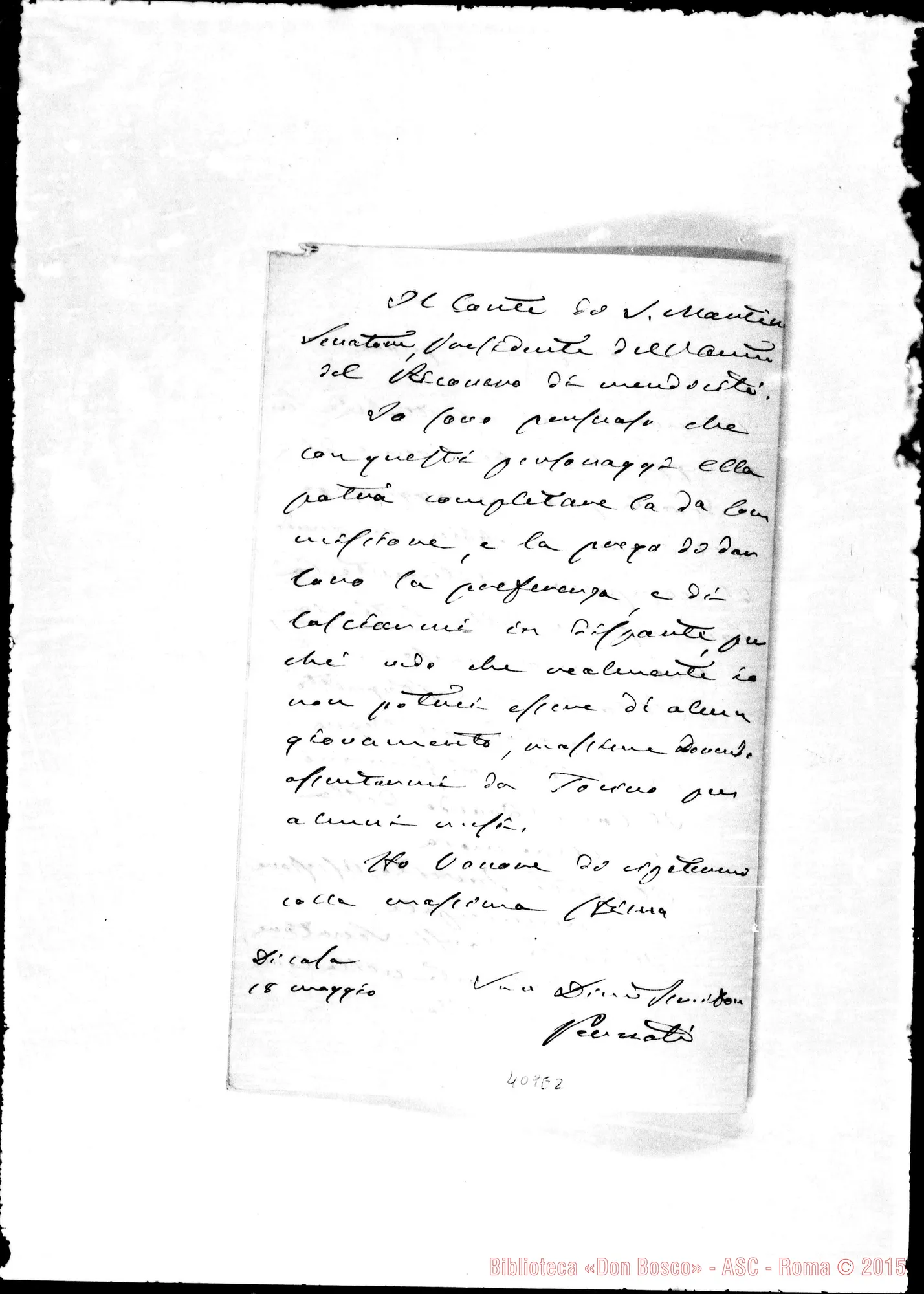 Fotogramma E 2 — Pennati-Preg.mo Sig.