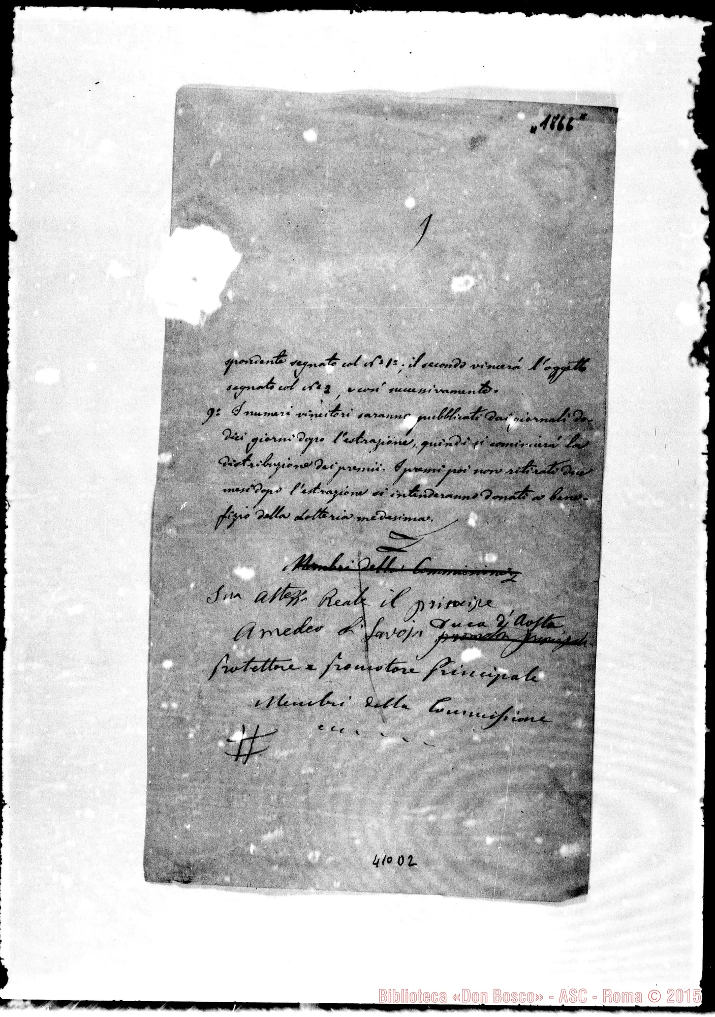 Fotogramma D 2 — Sua Altezza Reale il Principe… Ms. Bosco
