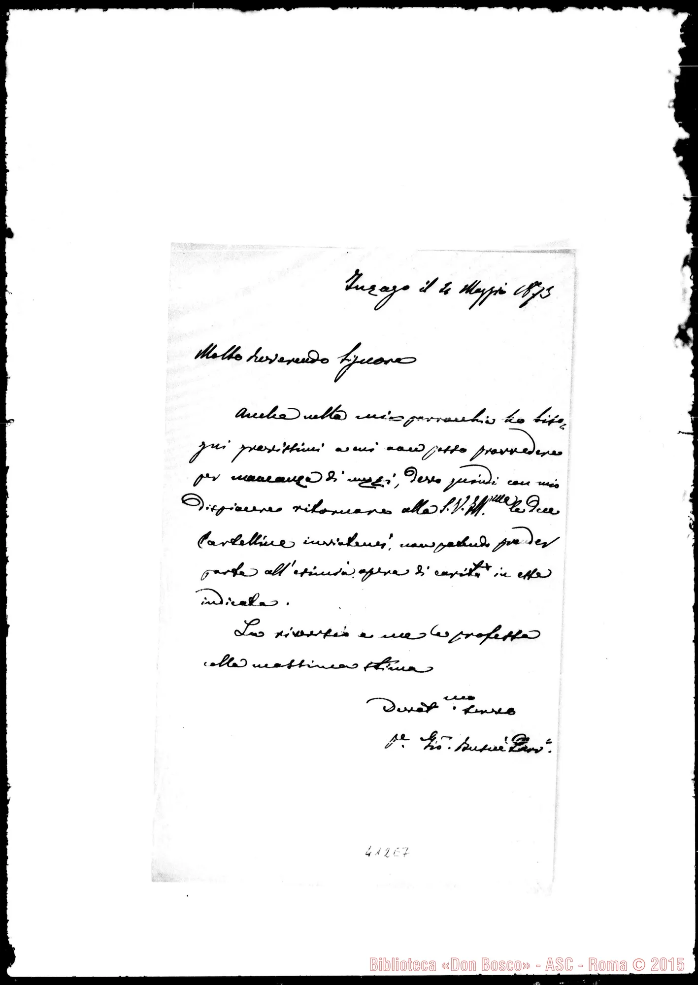 Fotogramma E 7 — Bosiè-Molto Rev.do Sig.