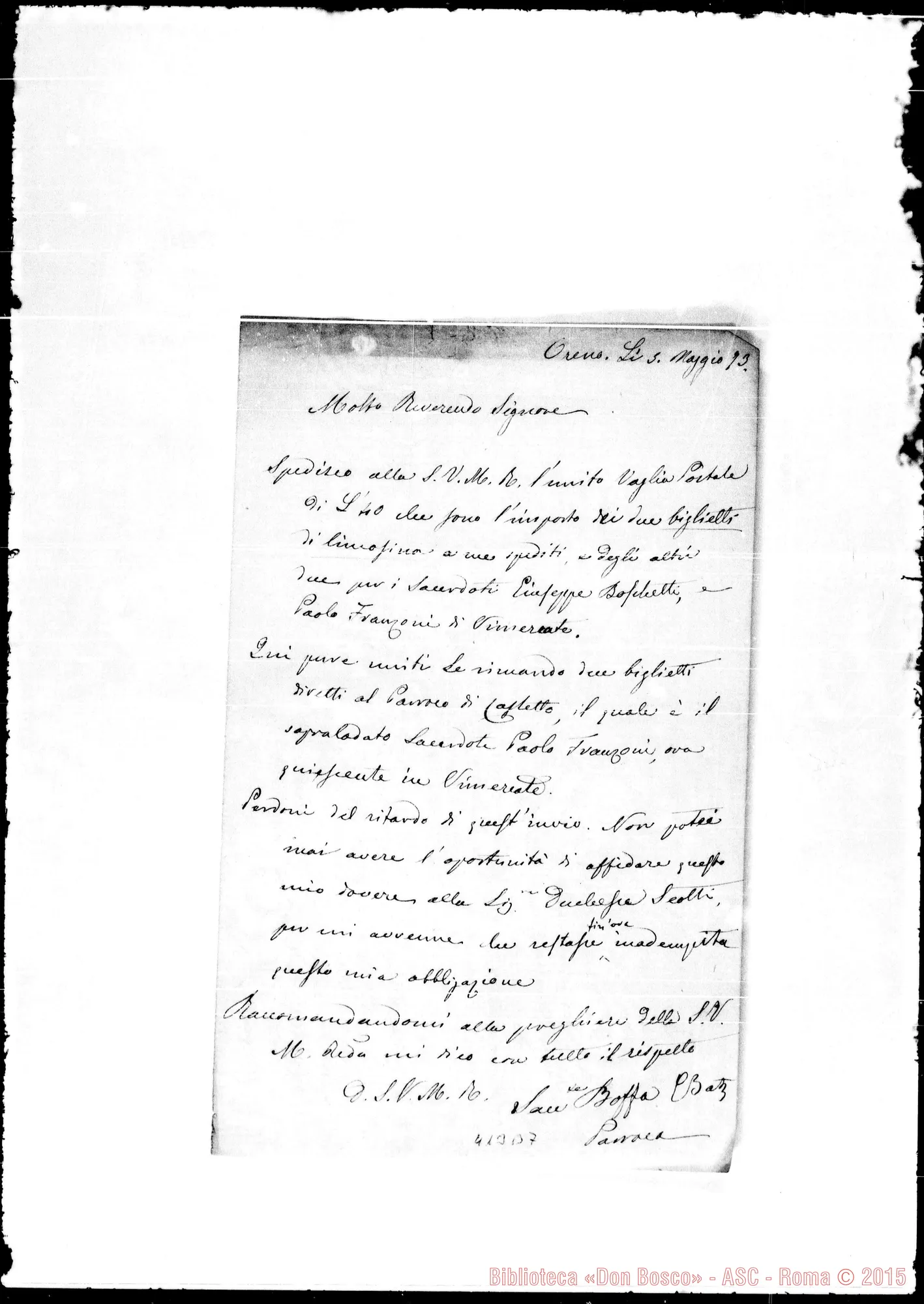 Fotogramma B 7 — Boffa-Molto Rev.do Sig.
