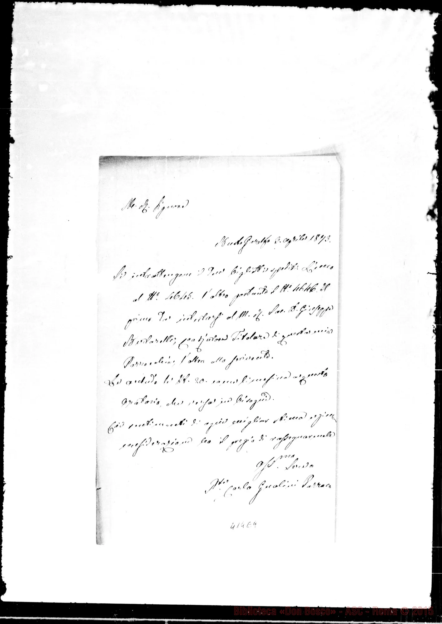Fotogramma E 4 — Gualini-Molto Rev.do Sig.