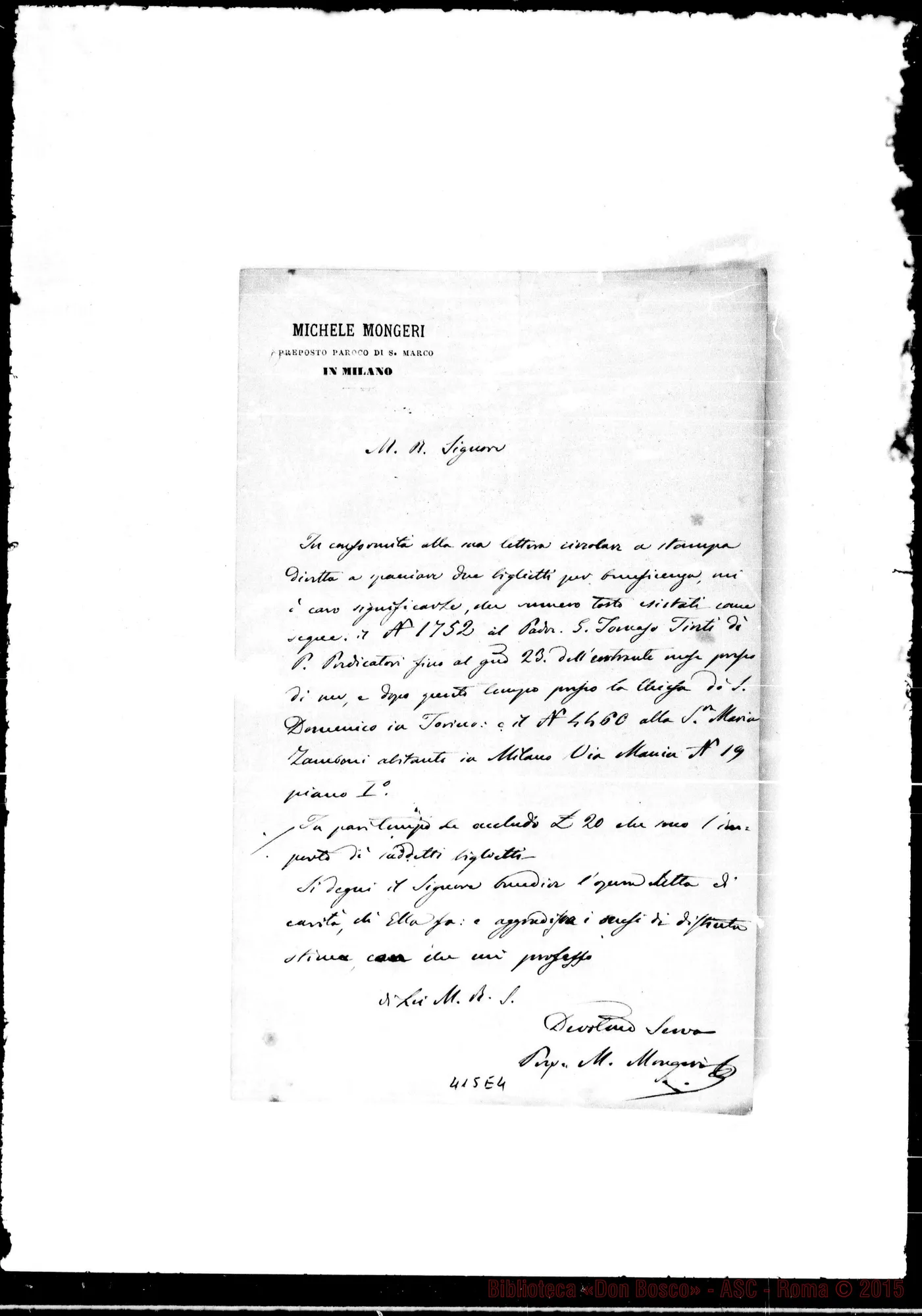 Fotogramma E 4 — Mongeri-Molto Rev.do Sig.