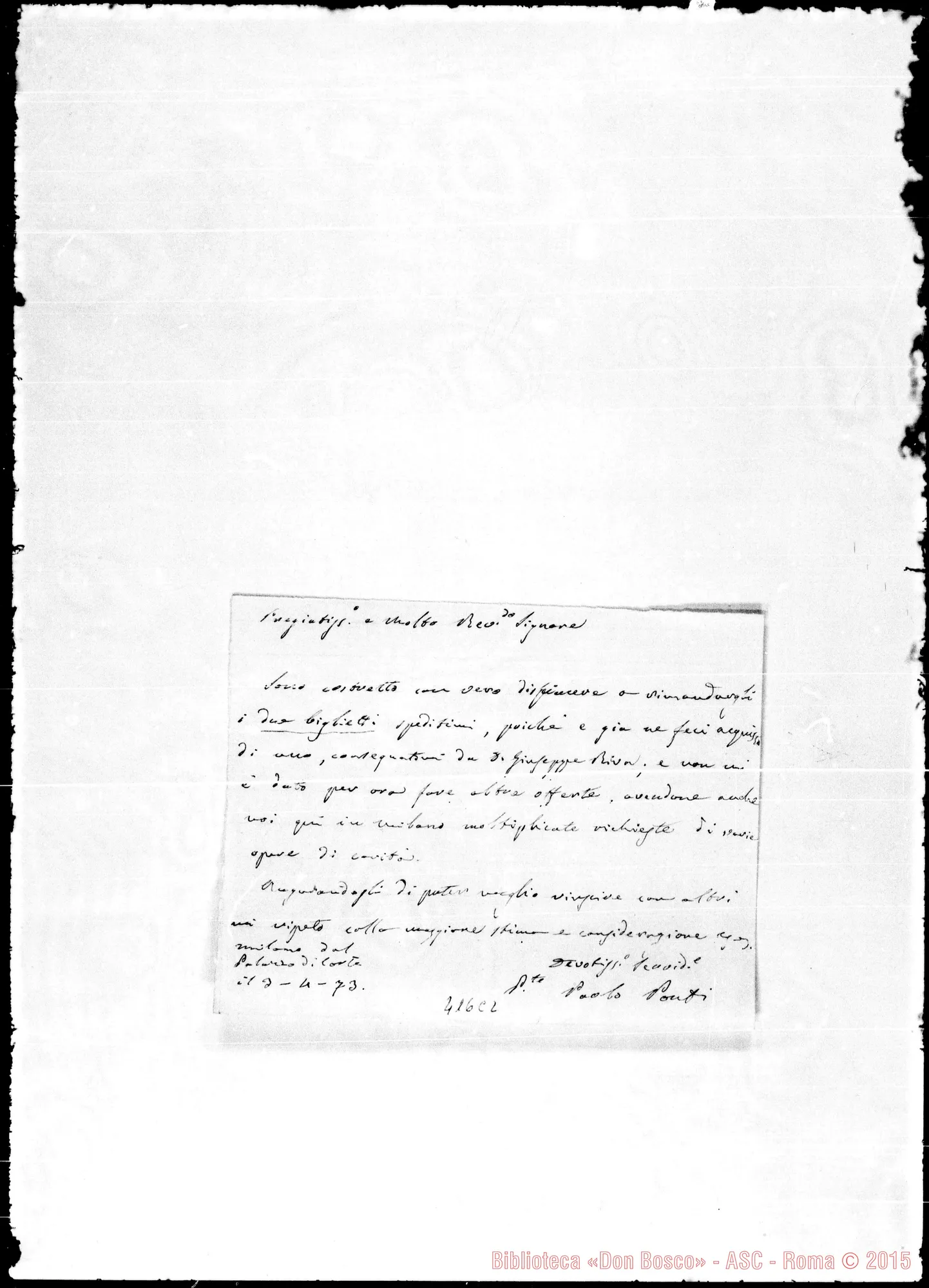 Fotogramma C 2 — Ponti-Molto Rev.do Sig.