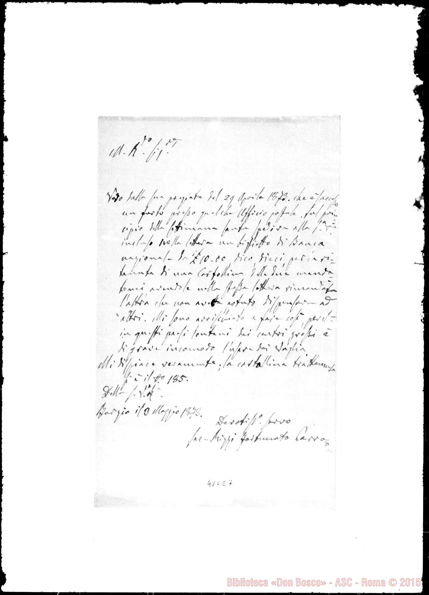 Fotogramma E 7 — Rizzi-Molto Rev.do Sig.