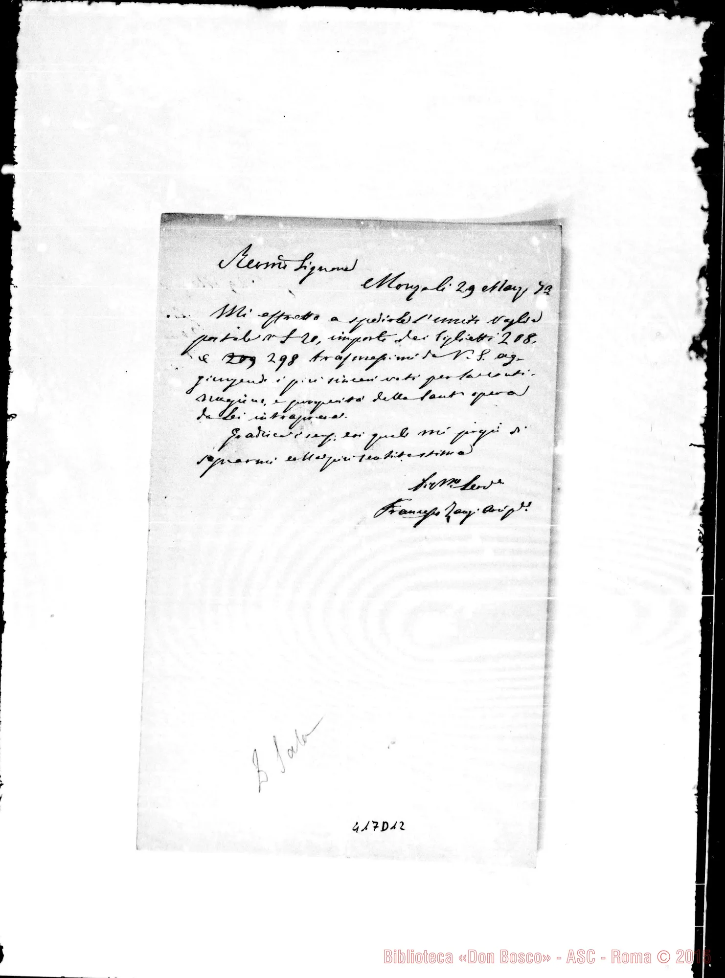 Fotogramma D 12 — Zanzi-Molto Rev.do Sig.