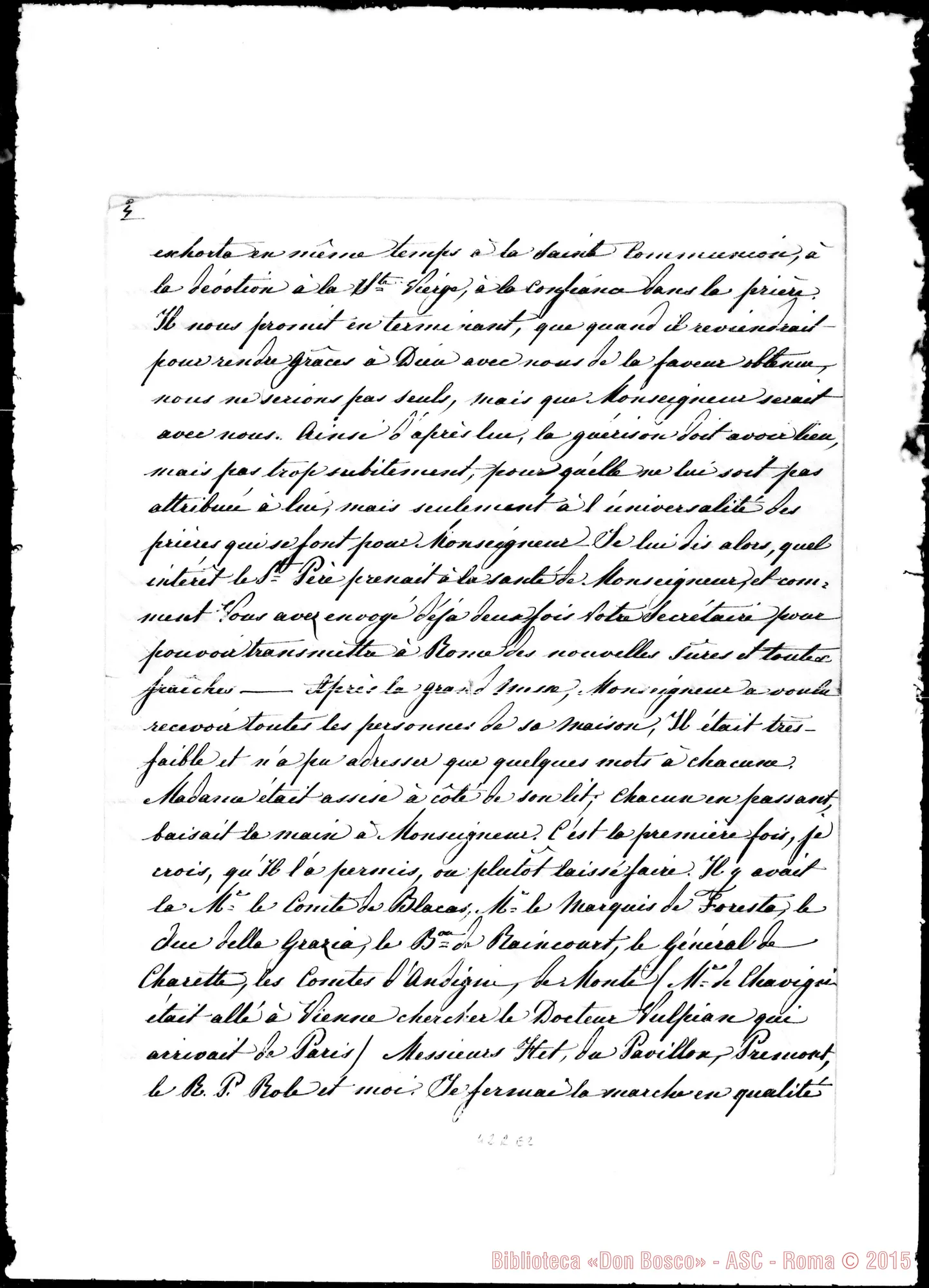 Fotogramma E 2 — Frohdorf: Abbé Curé-Nunzio di Vienna