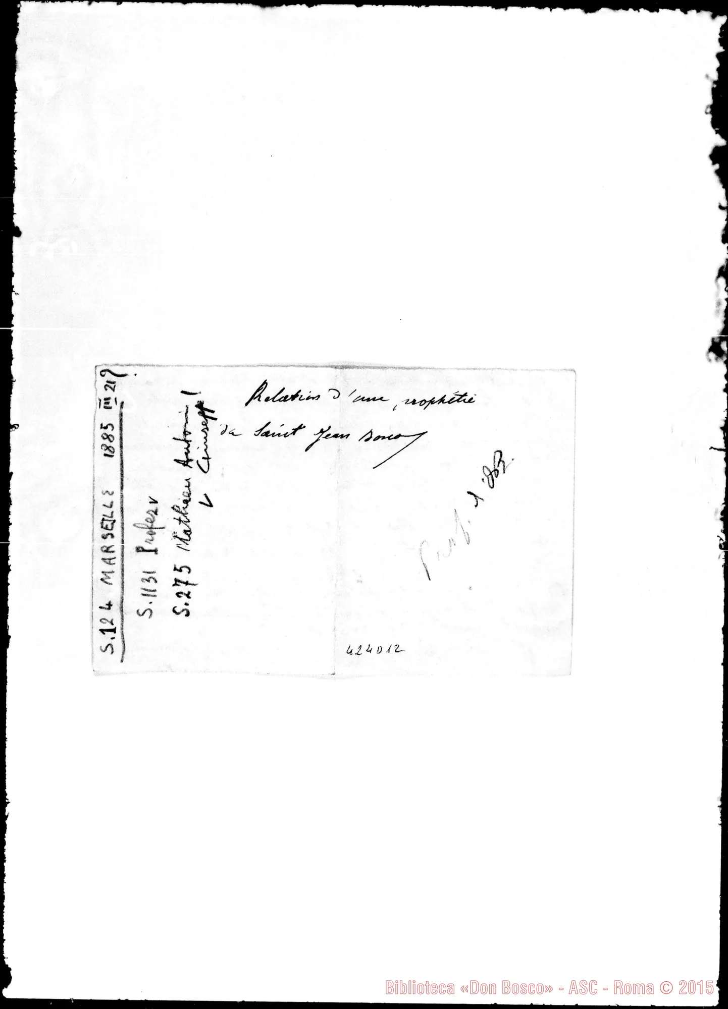 Fotogramma D 12 — C’etait au primtemps…