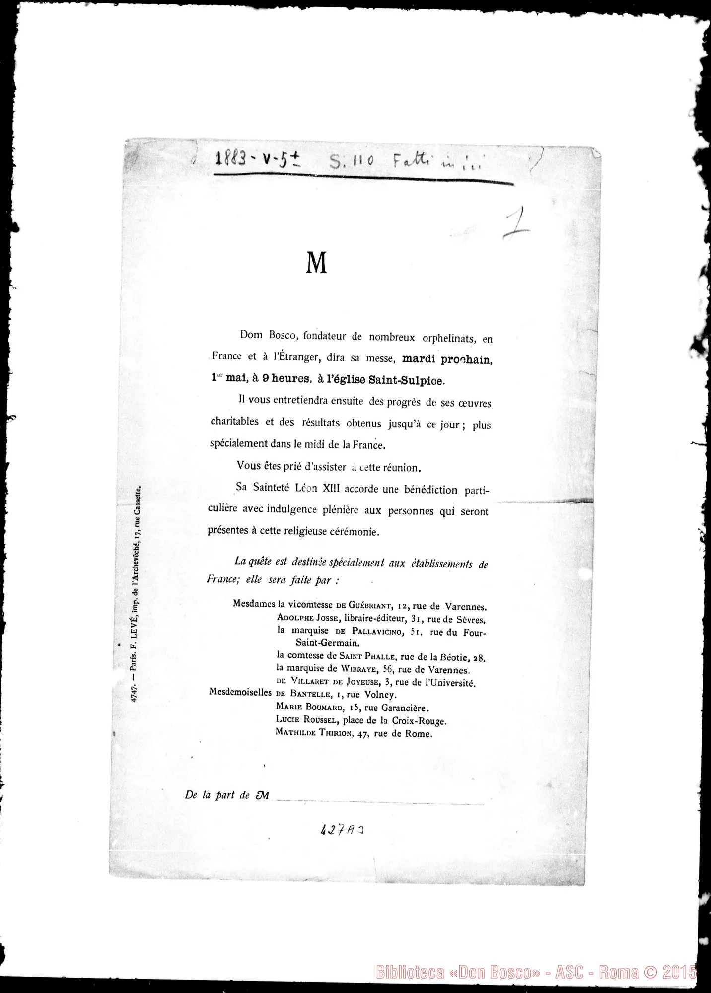 Fotogramma A 3 — Don Bosco fondateur de nombreux…