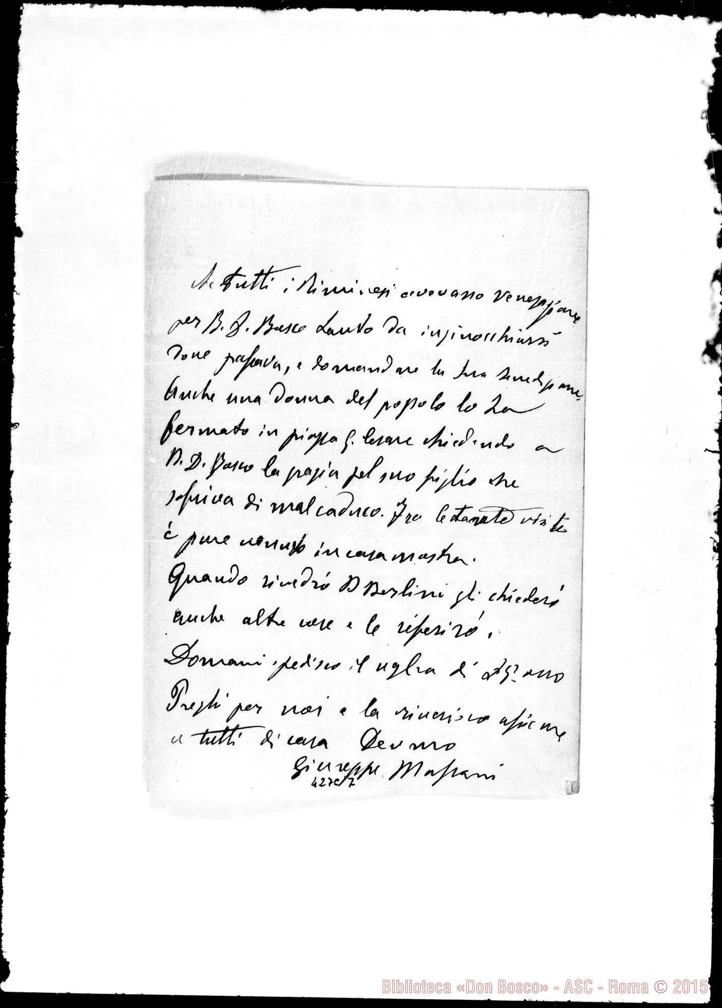Fotogramma C 7 — Giuseppe Massani-Rev.da Suora