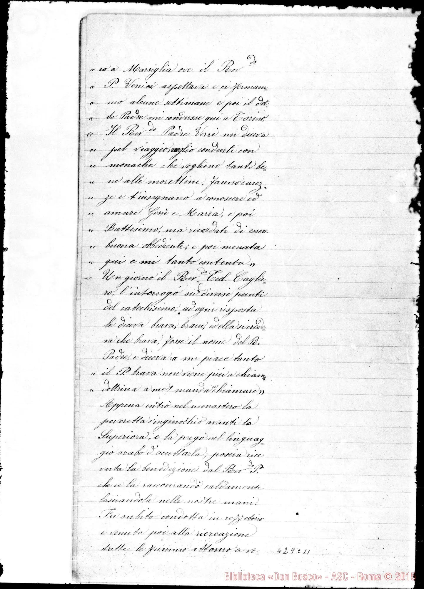 Fotogramma C 11 — Brevi notizie… giovane Araba Bakita…