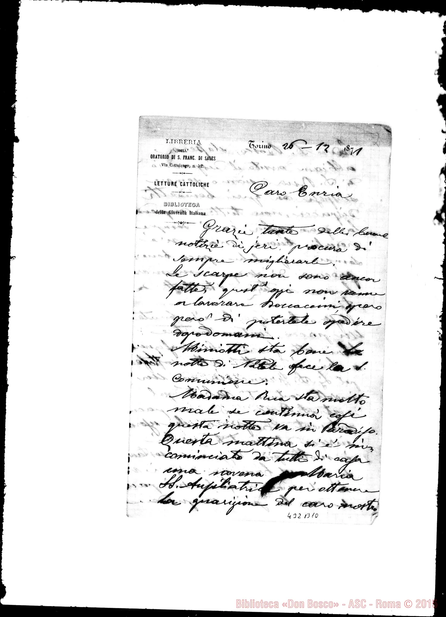 Fotogramma B 10 — Buzzetti-Enria Pietro