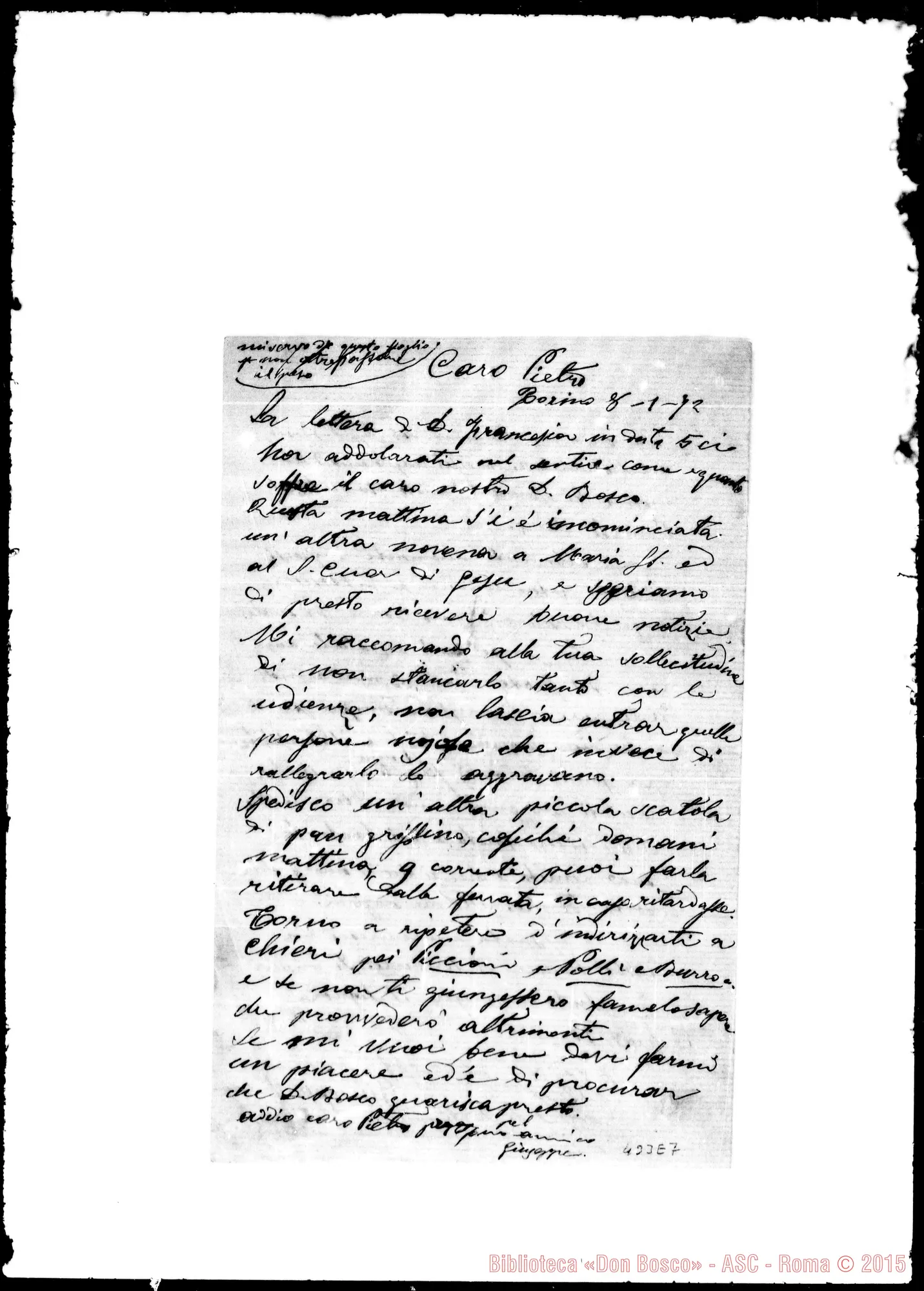 Fotogramma E 7 — Giuseppe Pastore-Enria Pietro. Acclusa altra: Giuseppe-Enria Pietro