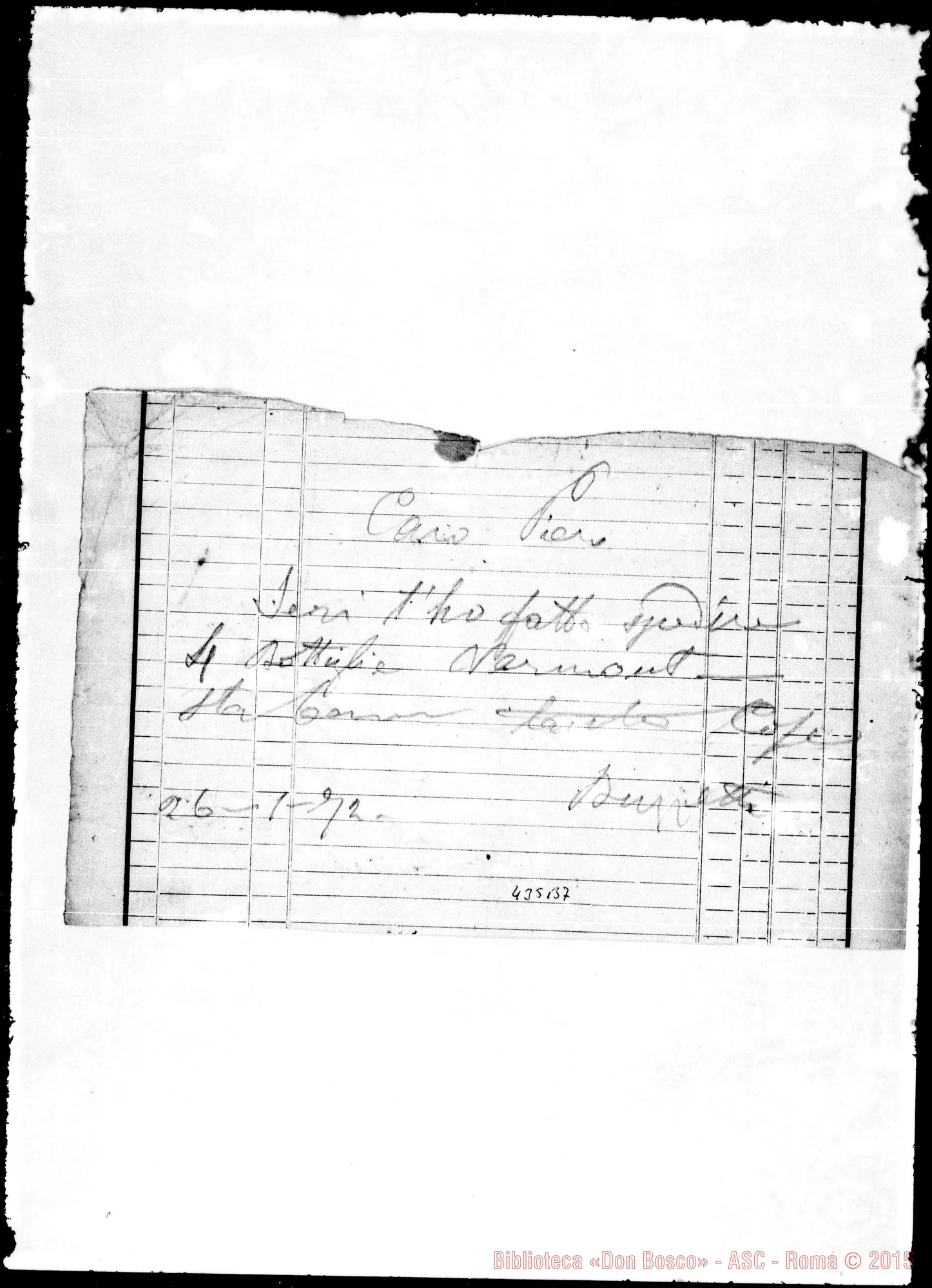 Fotogramma B 7 — Buzzetti-Enria Pietro