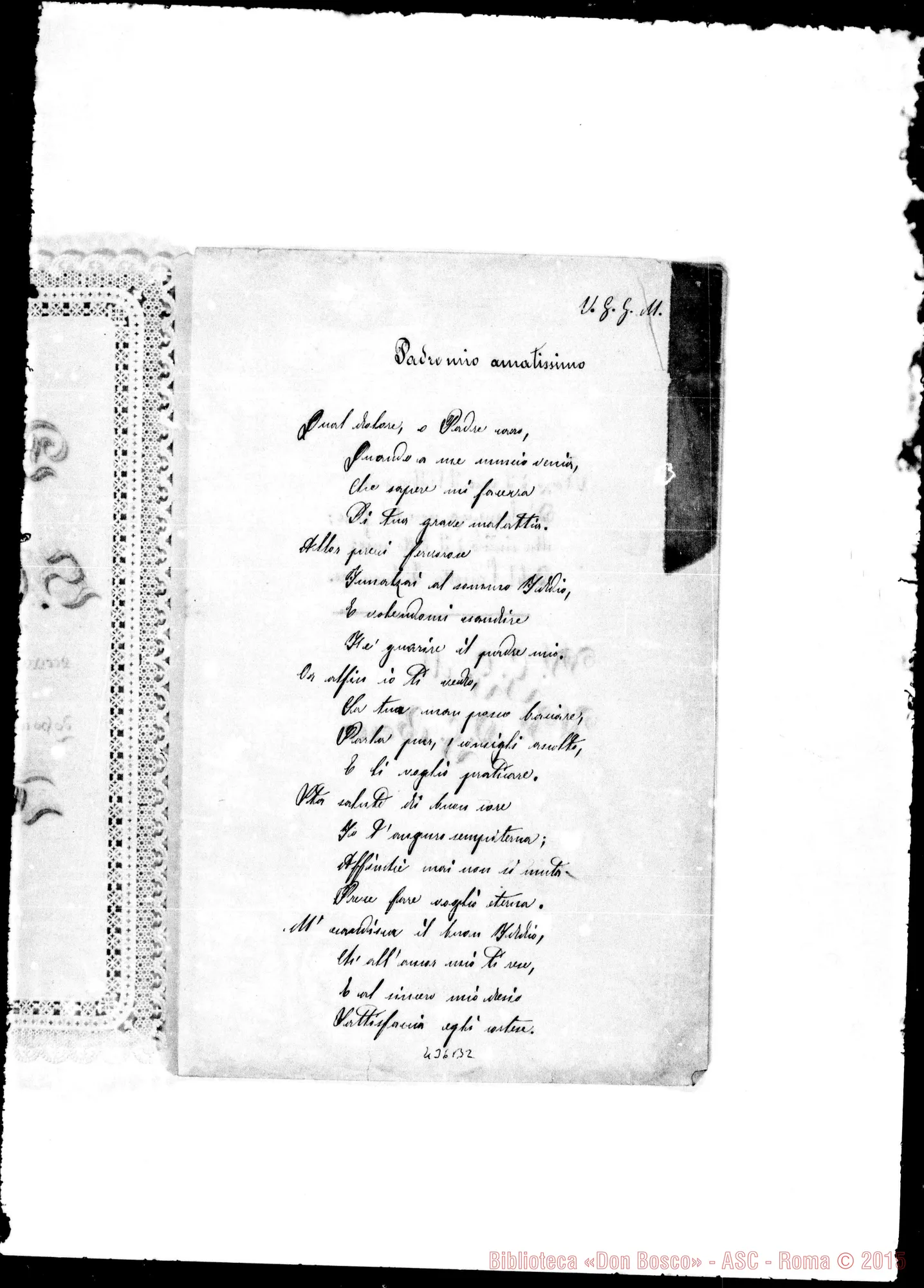 Fotogramma B 2 — Farina Luigi. Poesia