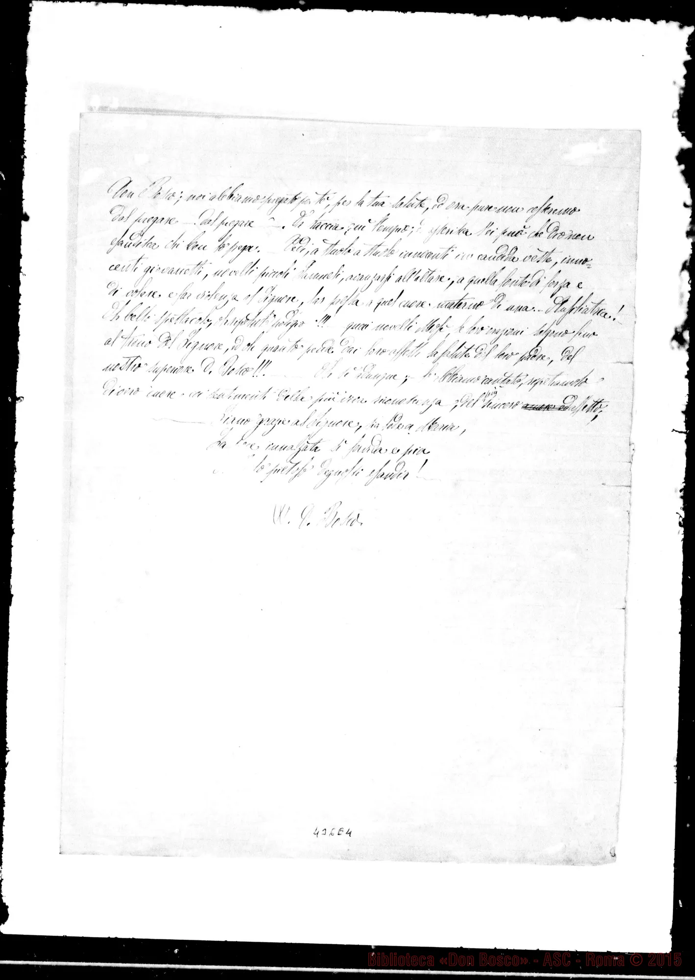 Fotogramma E 4 — Ch. Ramperti: La seconda Filosofia. Composizione