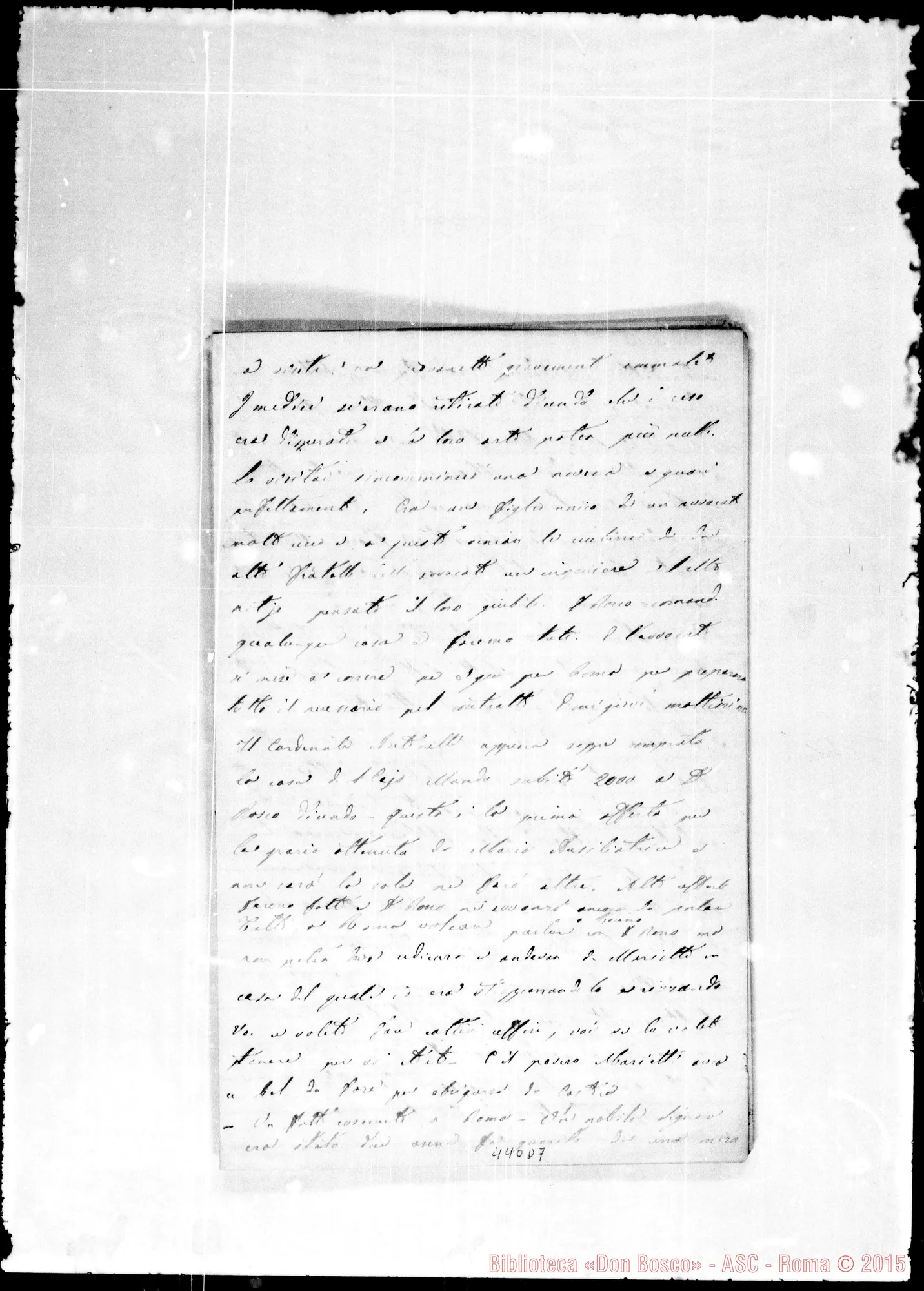 Fotogramma D 7 — «E vostro vivo desiderio…» Ms. di Lemoyne