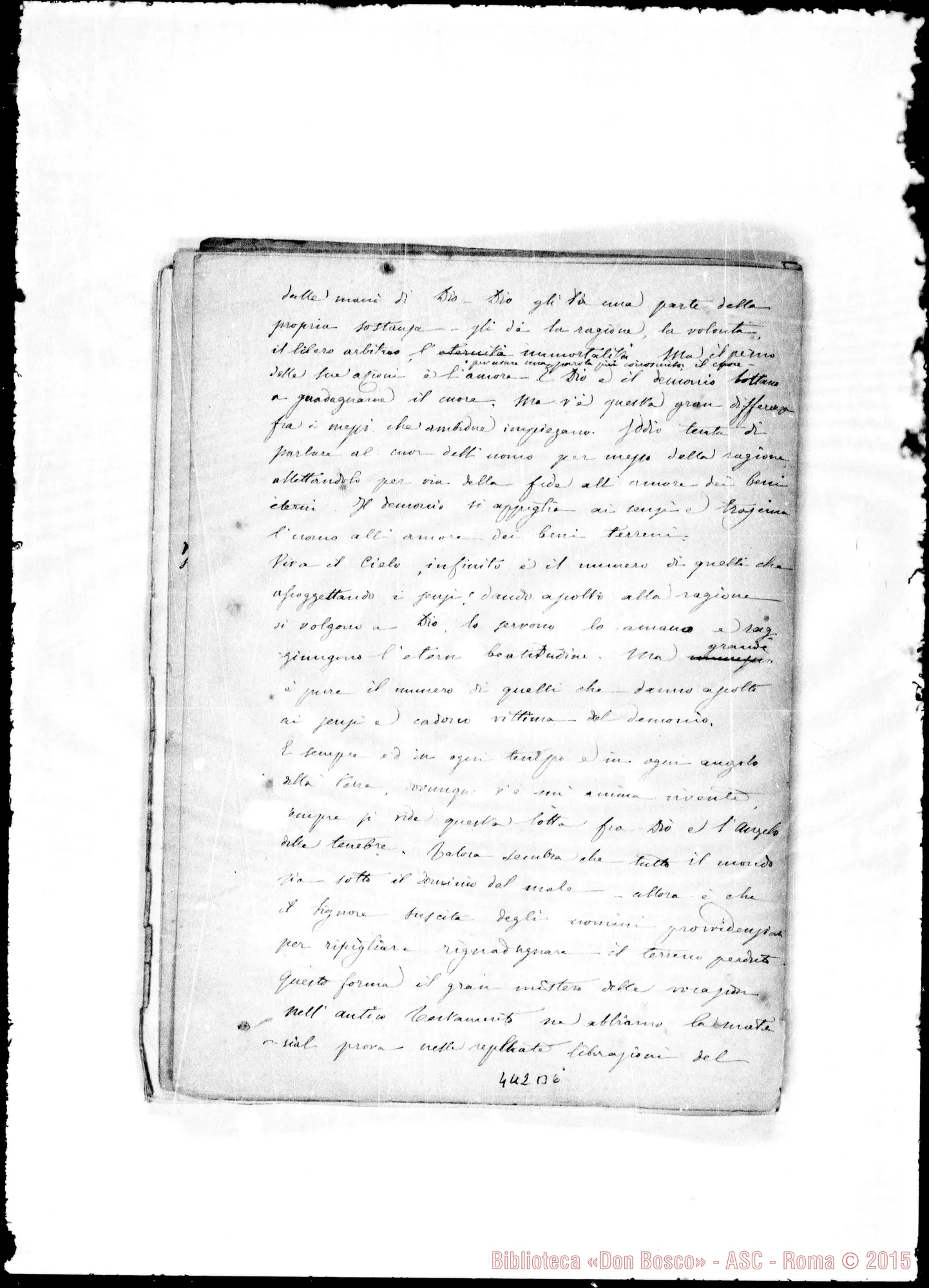 Fotogramma B 6 — Conferenze agli aspiranti. Appunti di D. Cesare Chiala: 1872-1875