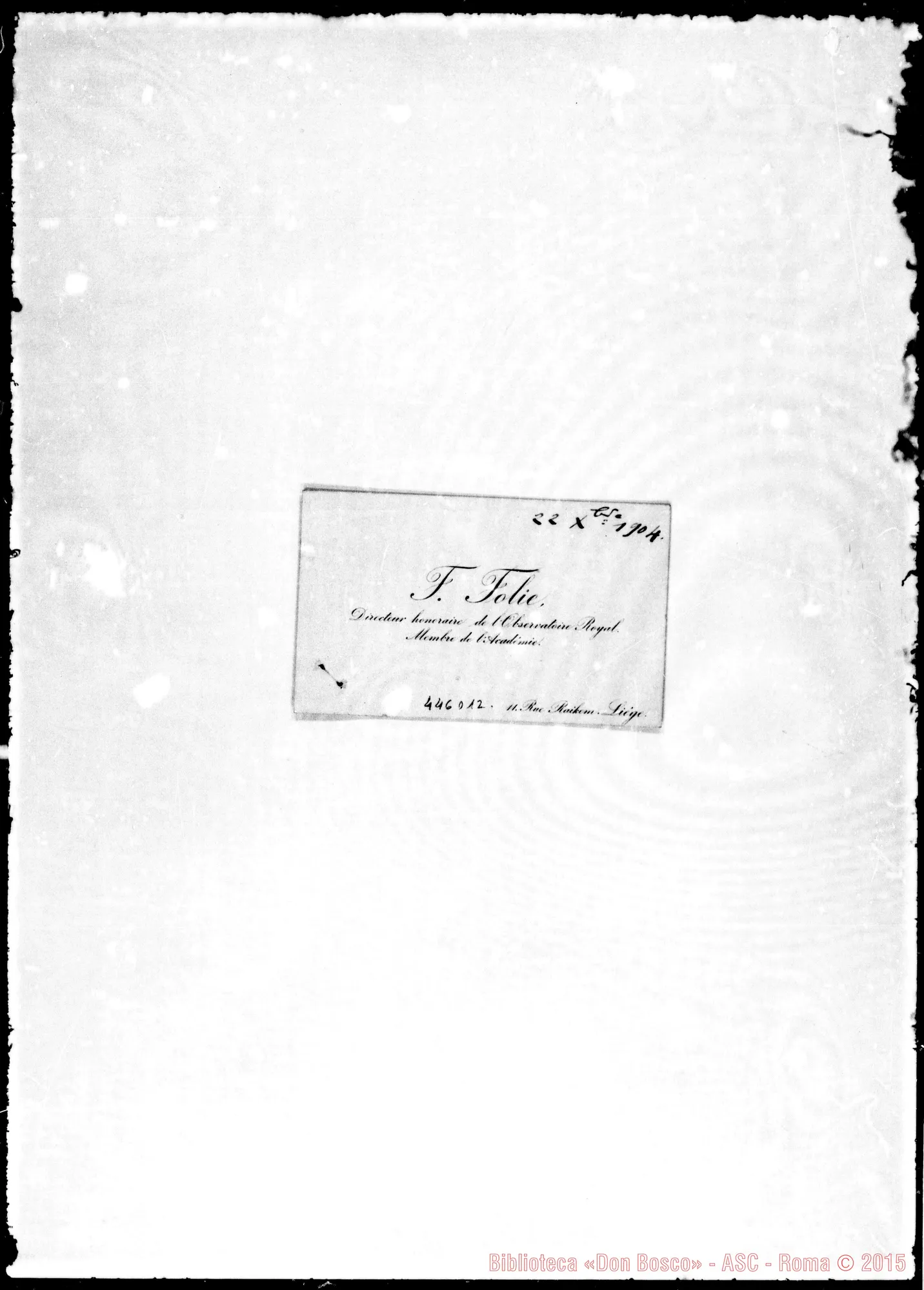 Fotogramma D 12 — Scritture riguardanti la profezia dei due pleniluni di maggio. Ms.