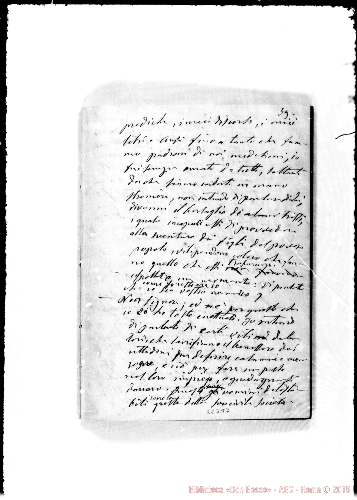 Fotogramma A 7 — (ASC 132) Sul nome «Autografi-perquisizioni»: PERQUISIZIONI Due quaderni interamente ms. Bosco