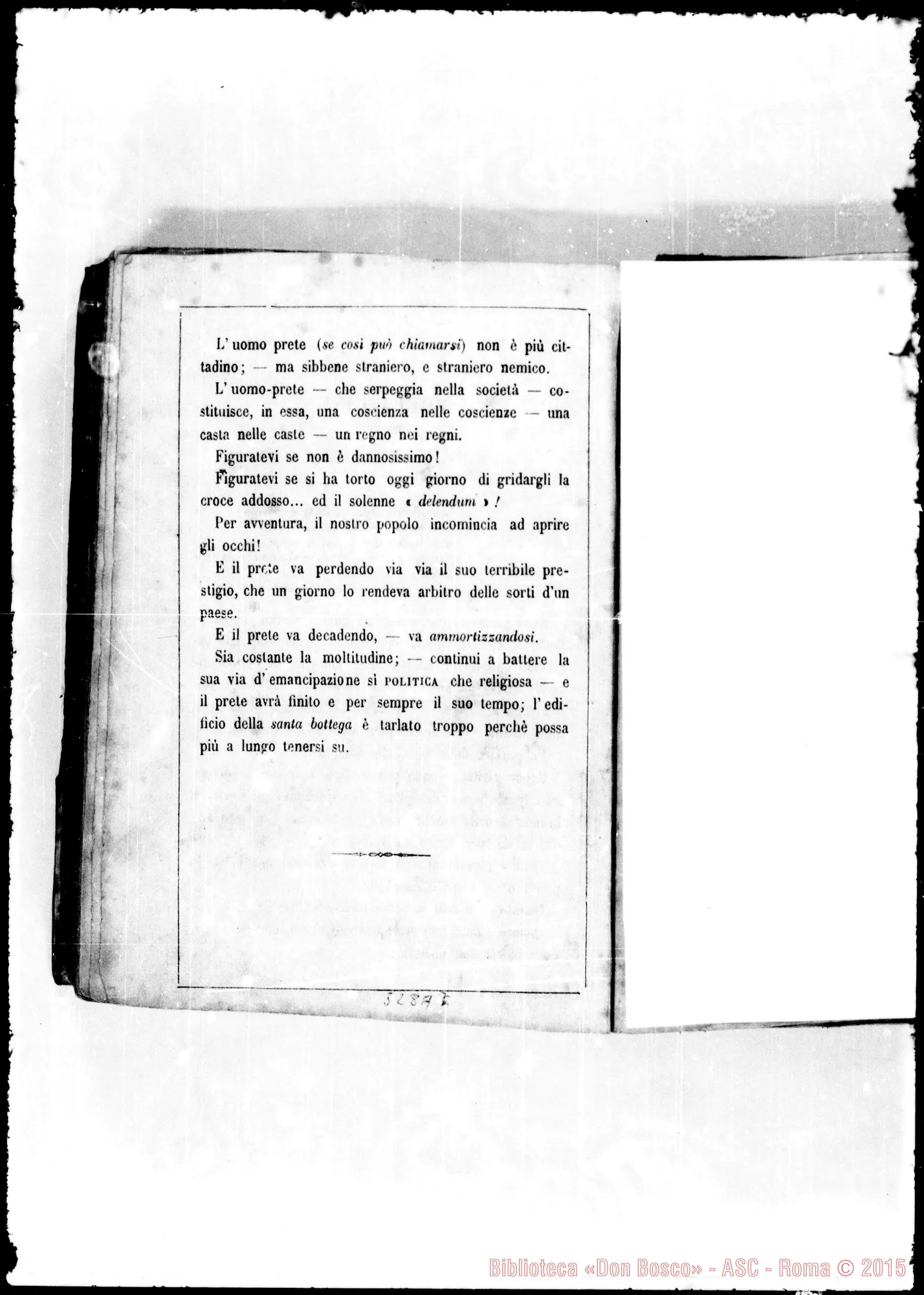 Fotogramma A 7 — Stampato: «Don Broschi di Valdivia». Cavaliere della Rocchetta