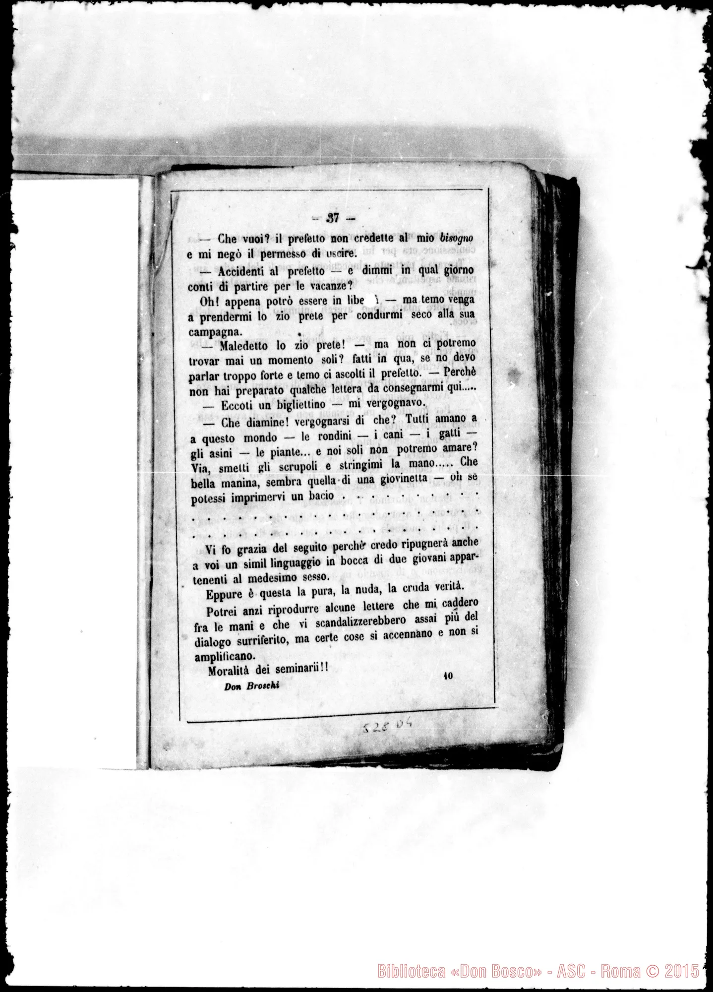 Fotogramma D 4 — Stampato: «Don Broschi di Valdivia». Cavaliere della Rocchetta