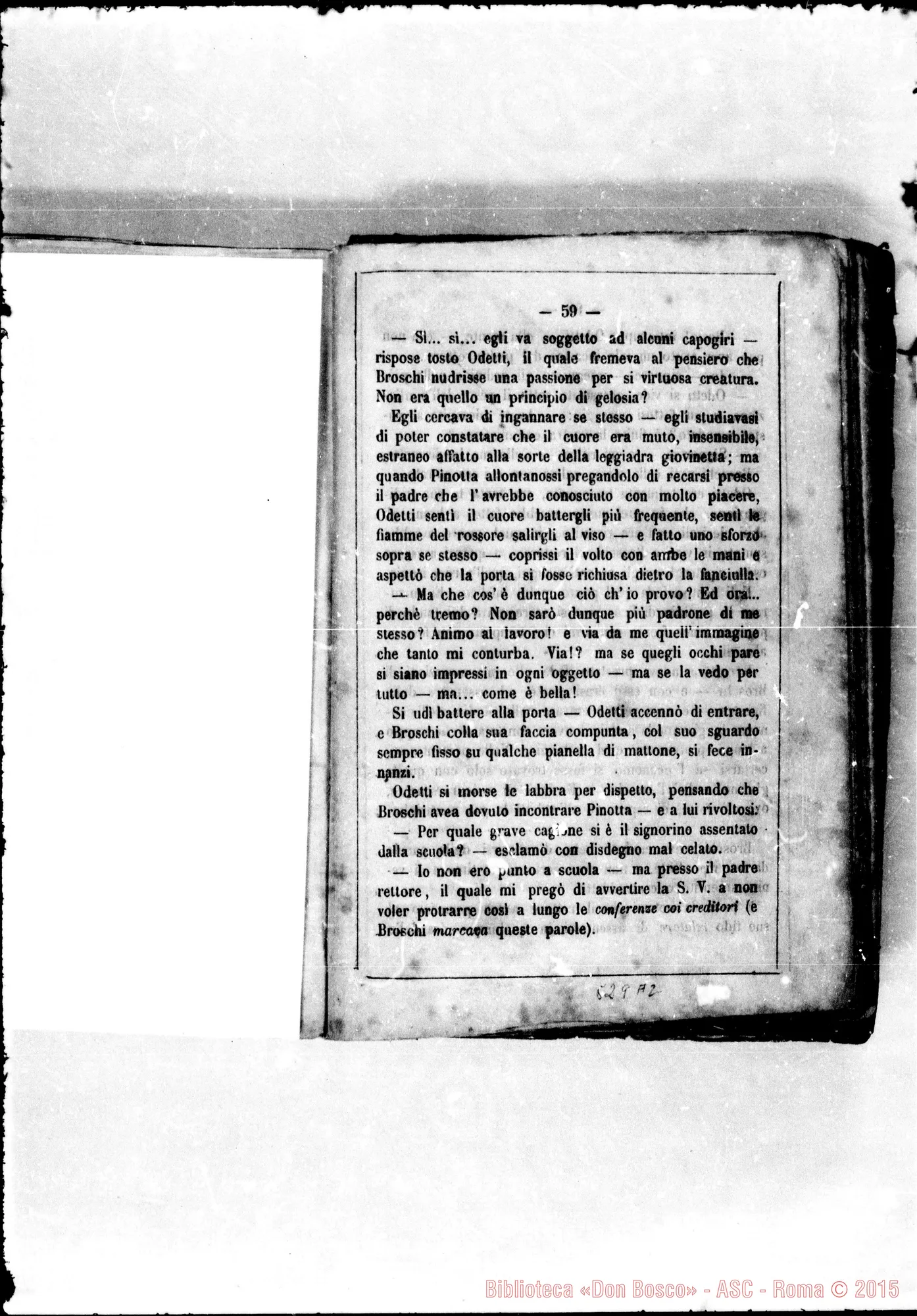 Fotogramma A 2 — Stampato: «Don Broschi di Valdivia». Cavaliere della Rocchetta