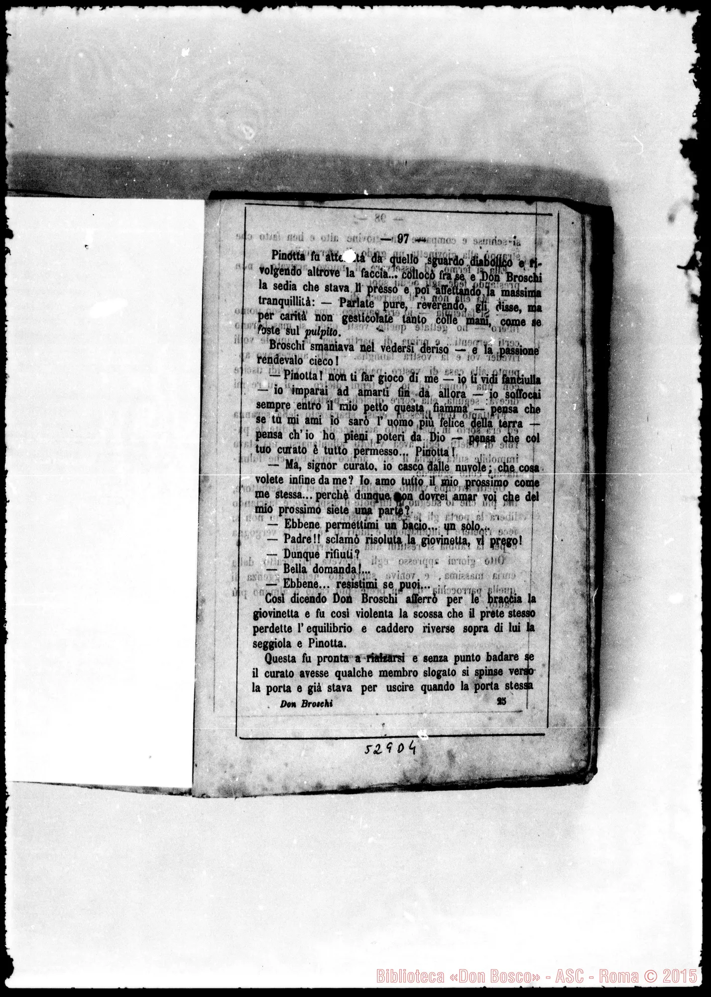 Fotogramma D 4 — Stampato: «Don Broschi di Valdivia». Cavaliere della Rocchetta