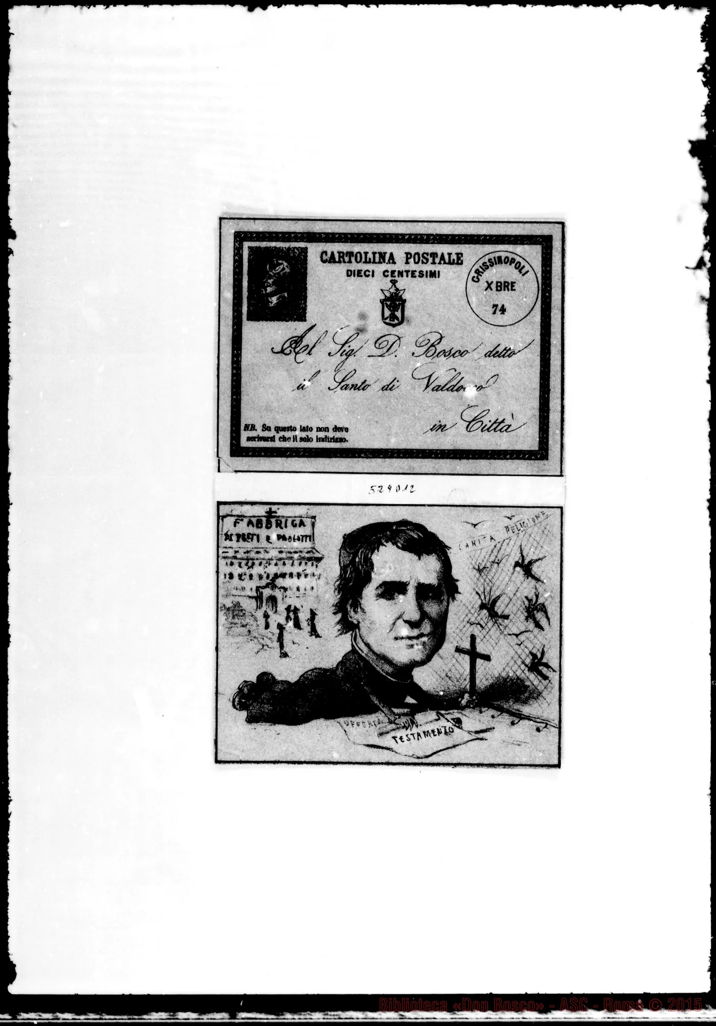 Fotogramma D 12 — (ASC 112) Caricature
