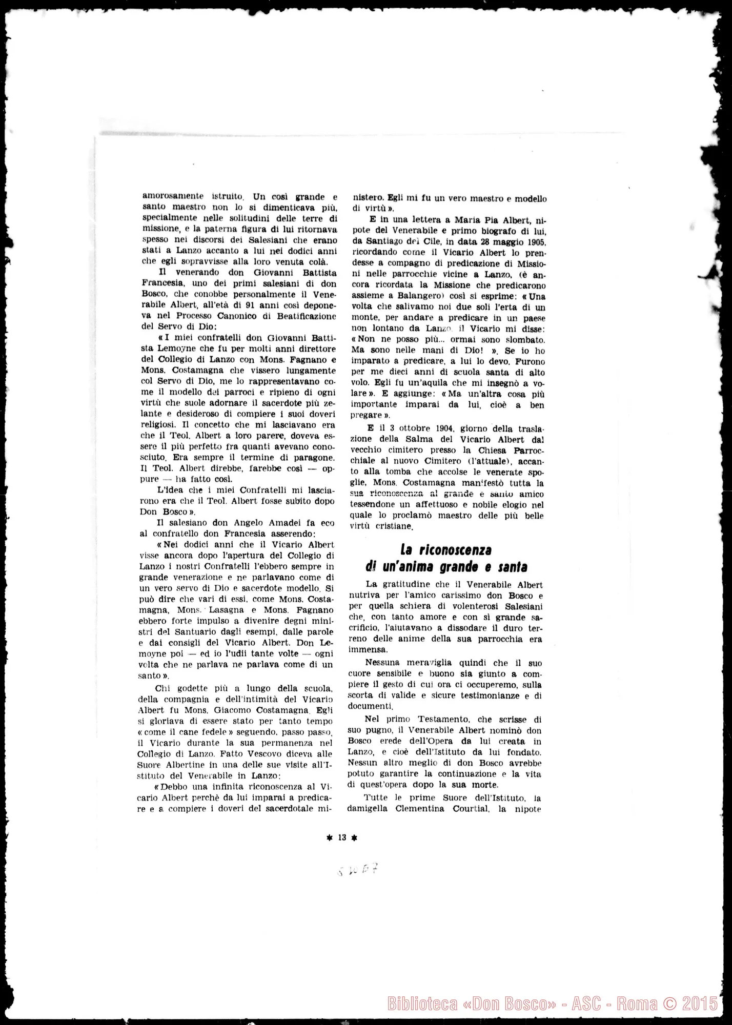 Fotogramma E 7 — «Ciò che i documenti d’archivio…» Giuseppe Ponchia