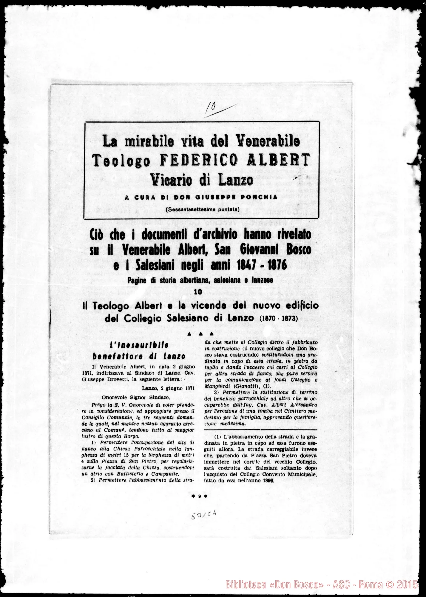 Fotogramma C 4 — «Ciò che i documenti d’archivio…» Giuseppe Ponchia