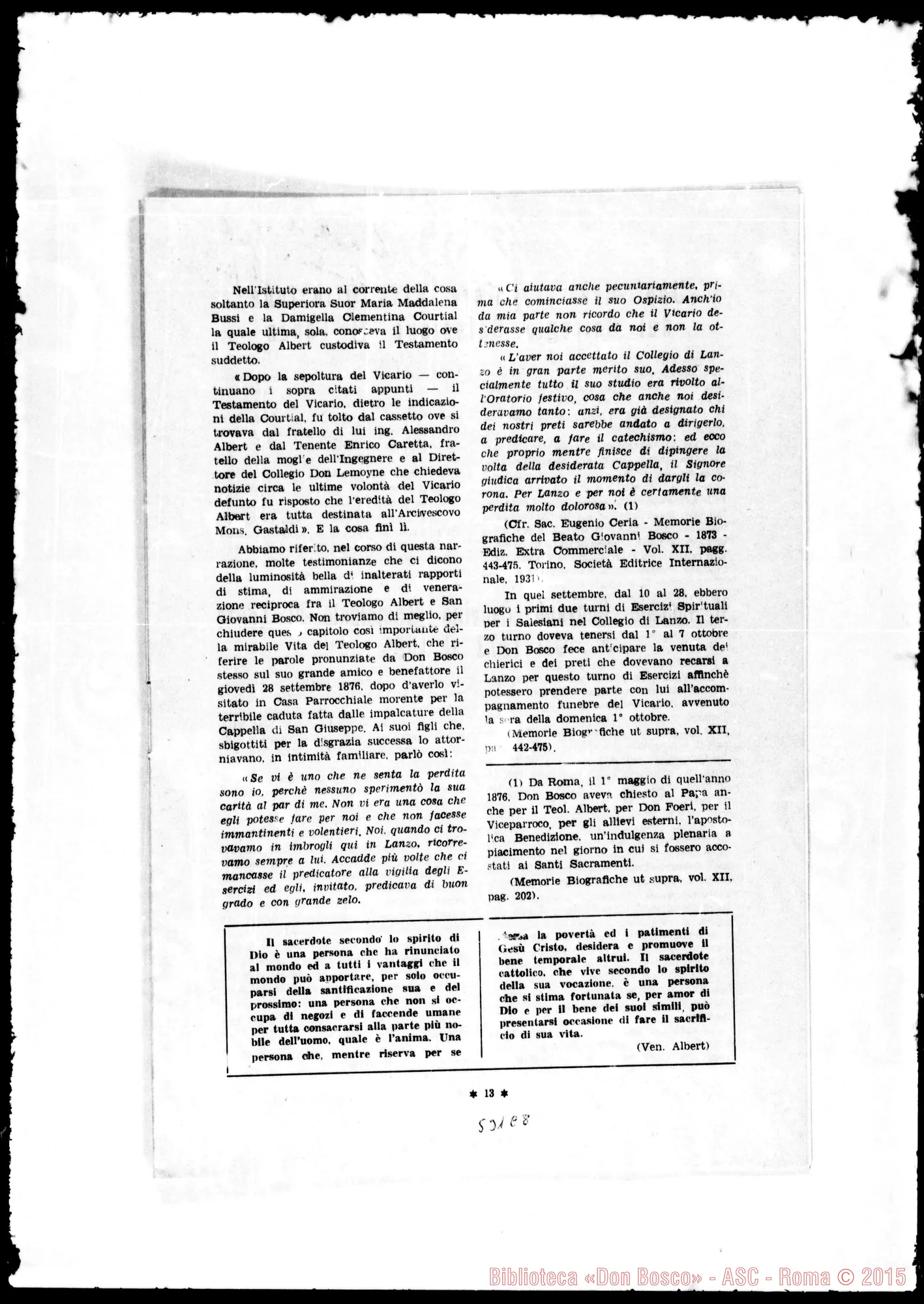 Fotogramma C 8 — «Ciò che i documenti d’archivio…» Giuseppe Ponchia